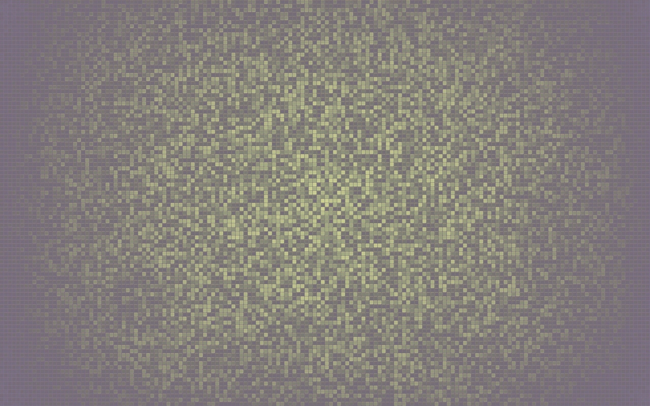 Зелёный пиксель арт обои