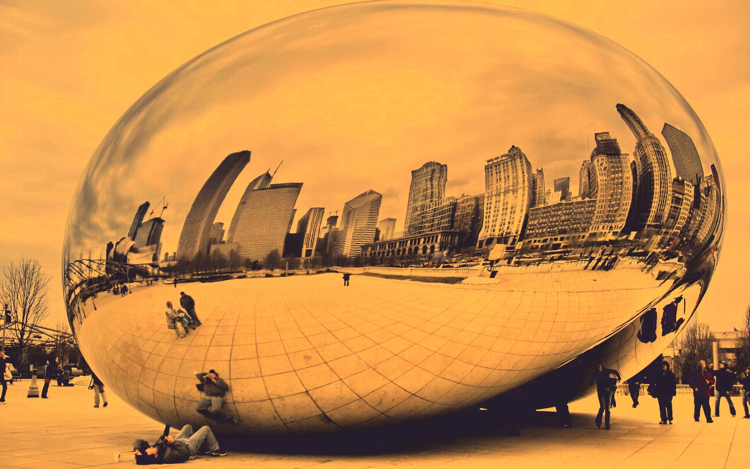 Облачные ворота обои