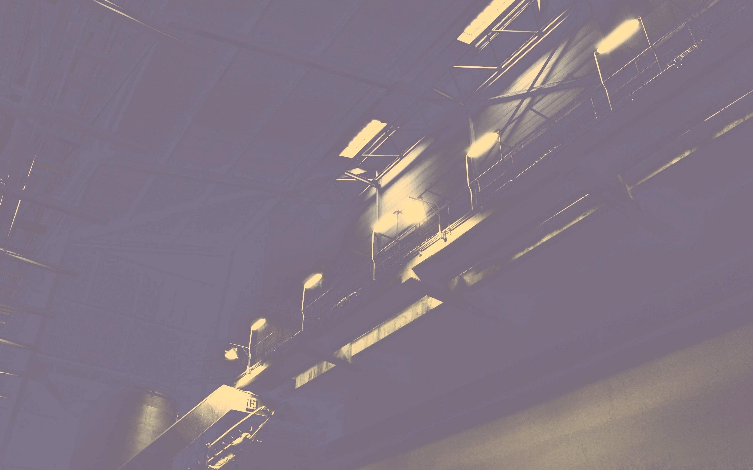 Платформа ночью обои