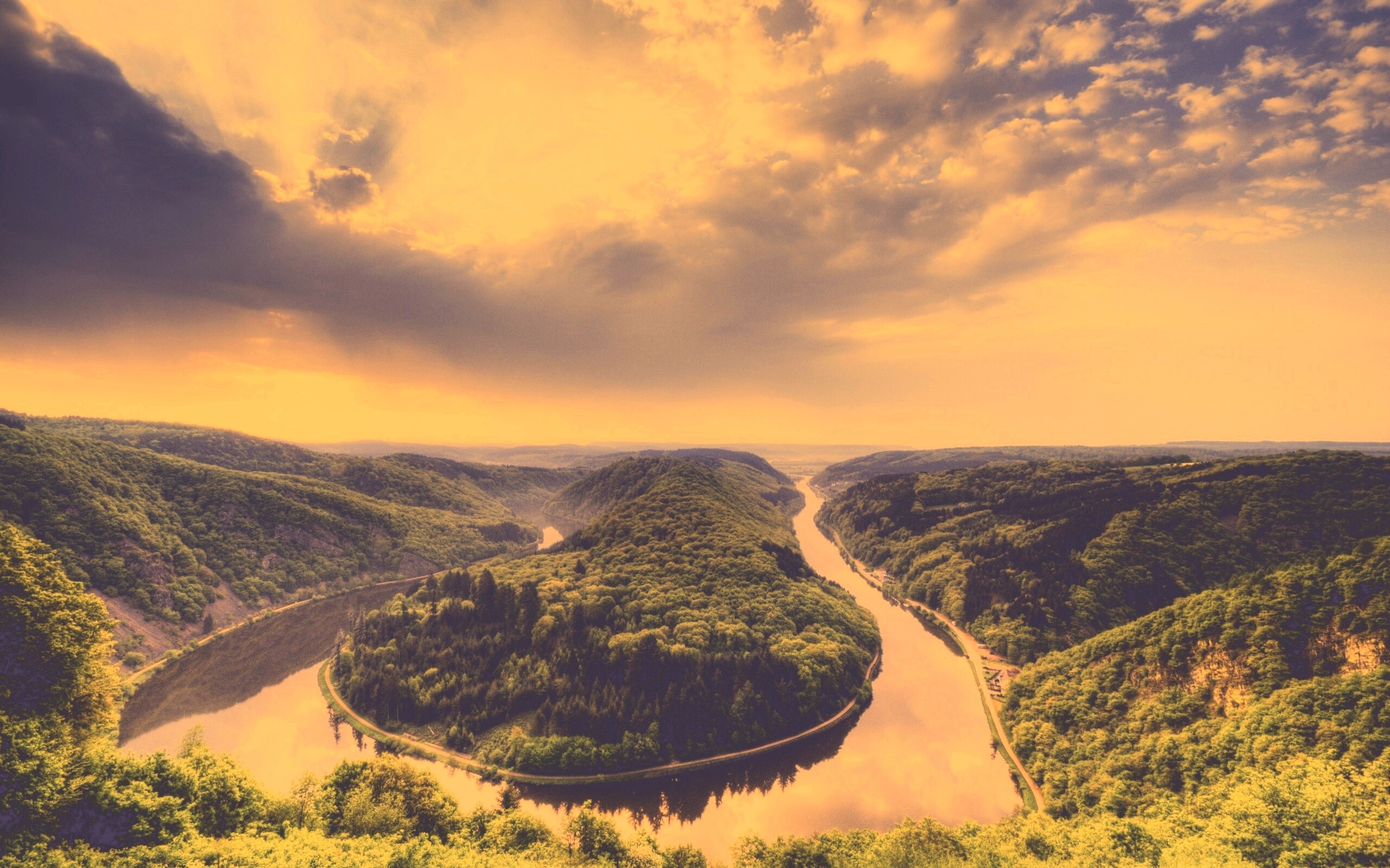 Извилистый каньон обои