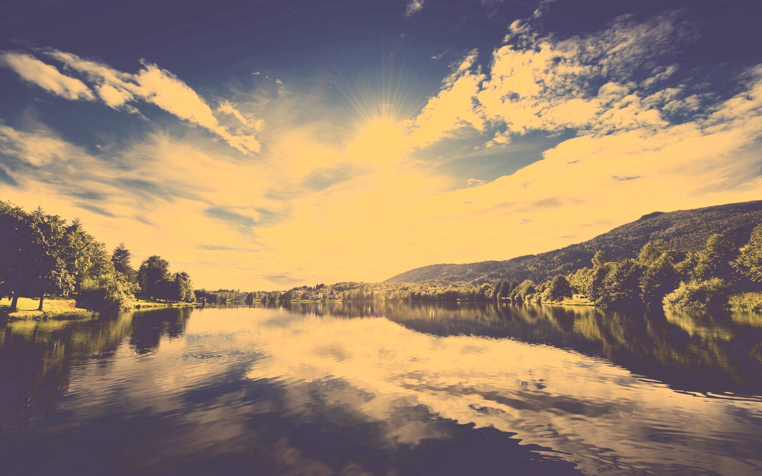 Норвежская река обои