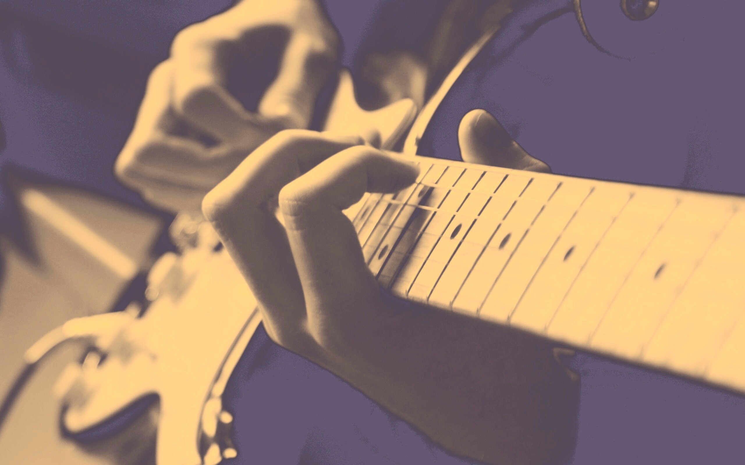 Игра на гитаре обои