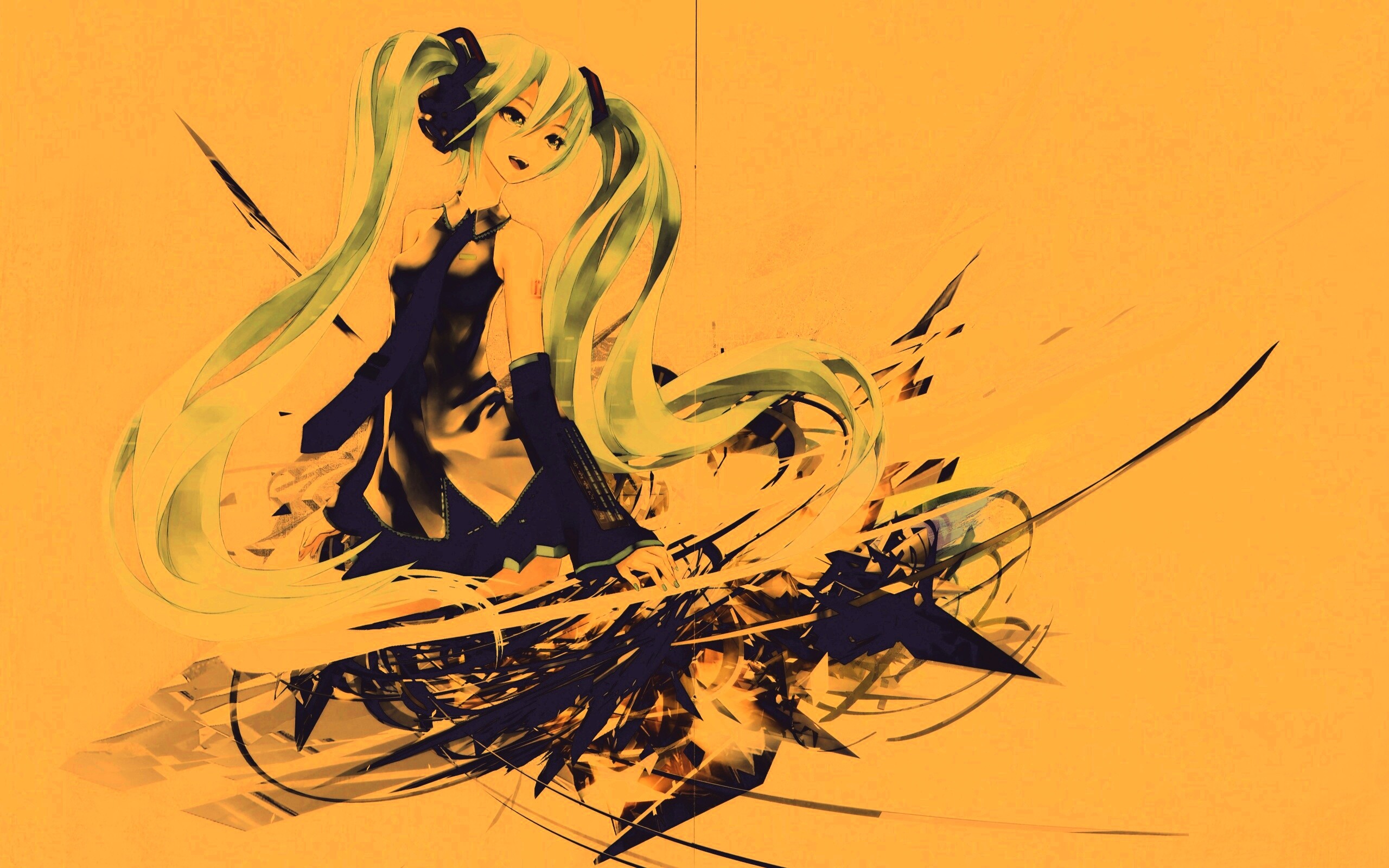 Арт с Хатсуне Мику обои