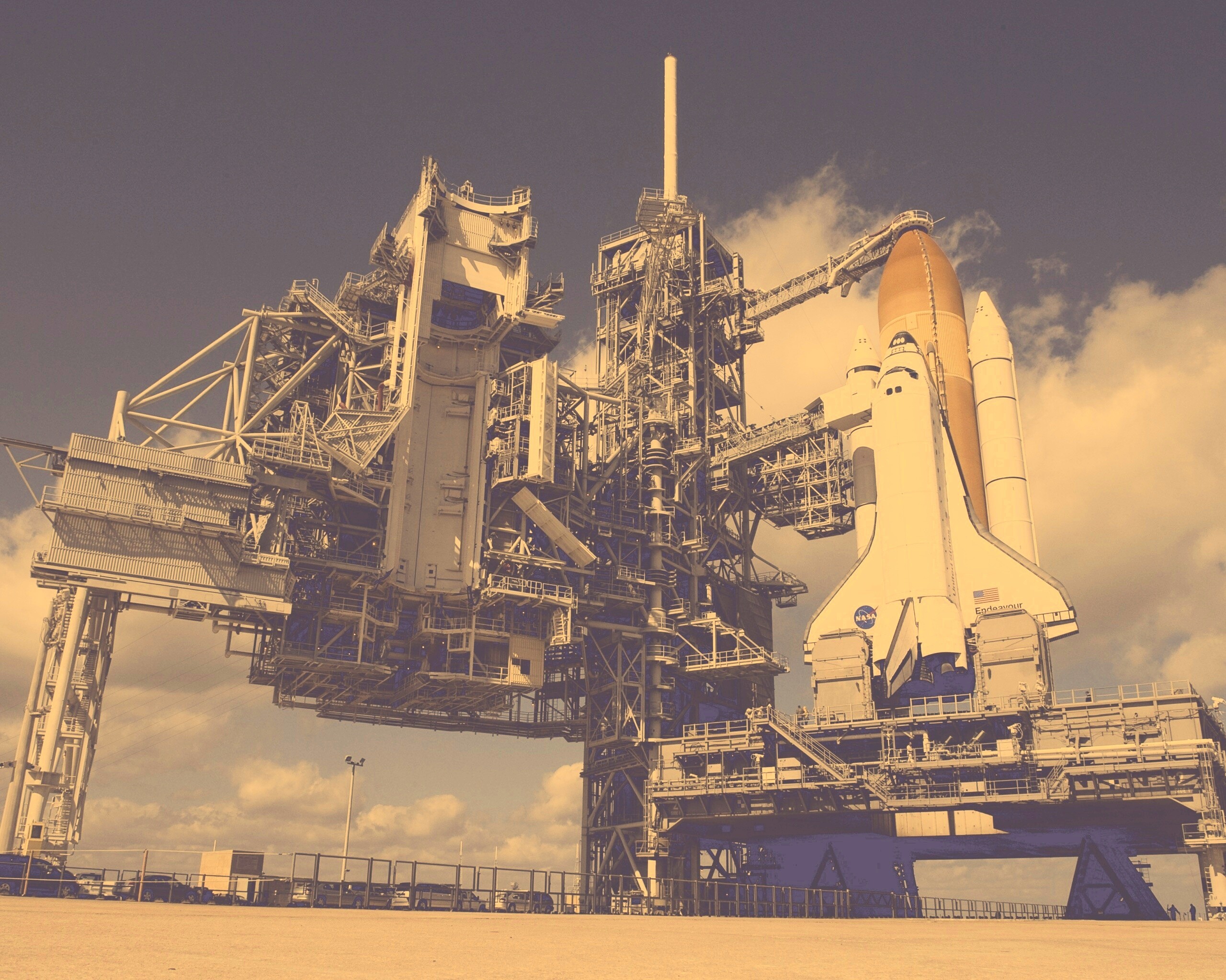 Шаттл на старте обои