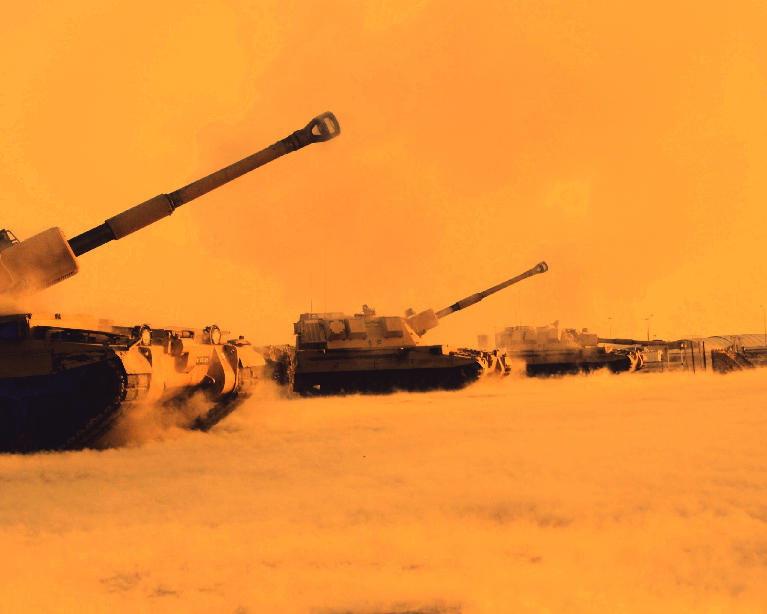 Британская самоходная артиллериская установка обои