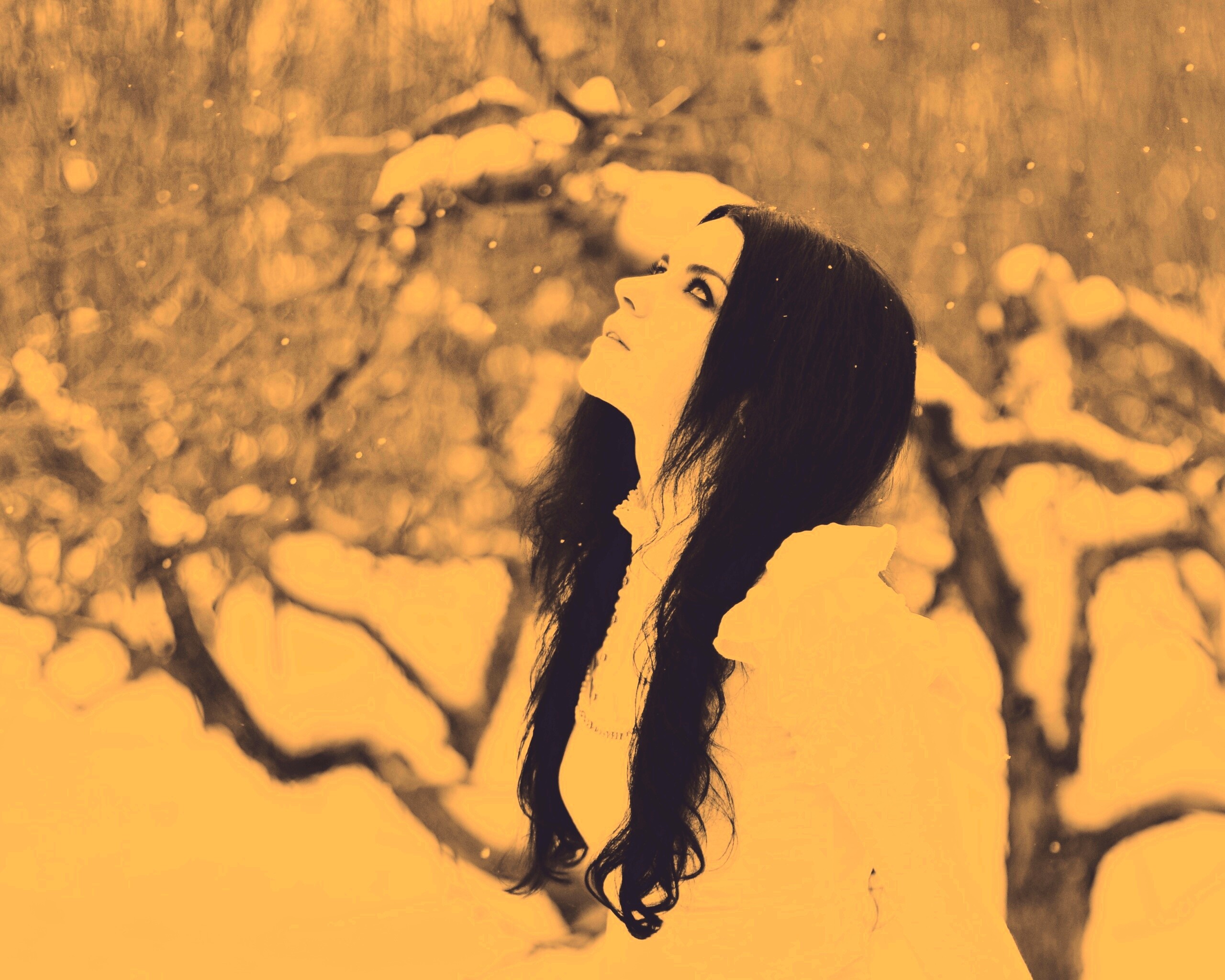 Белоснежная леди обои