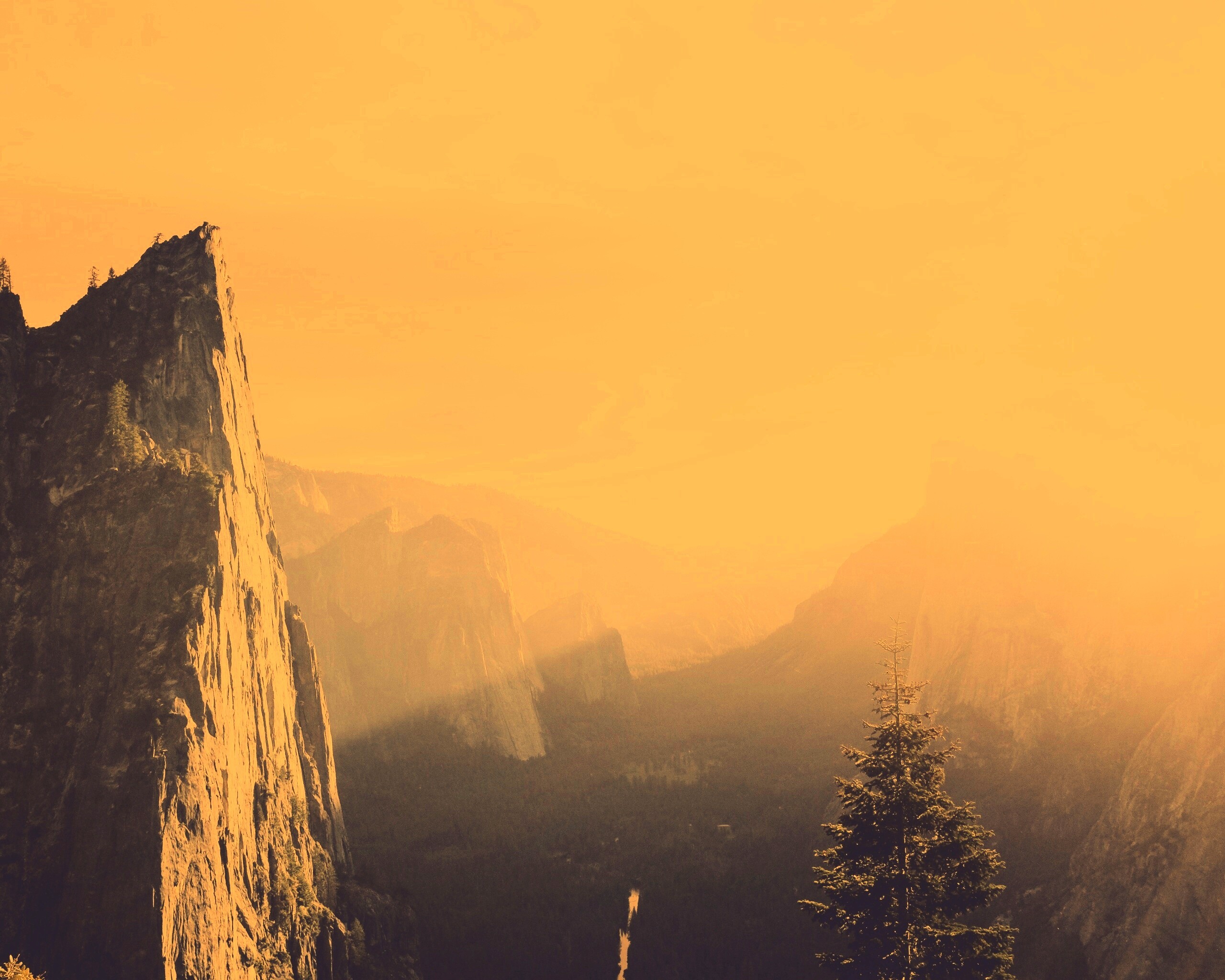 Горный пейзаж обои