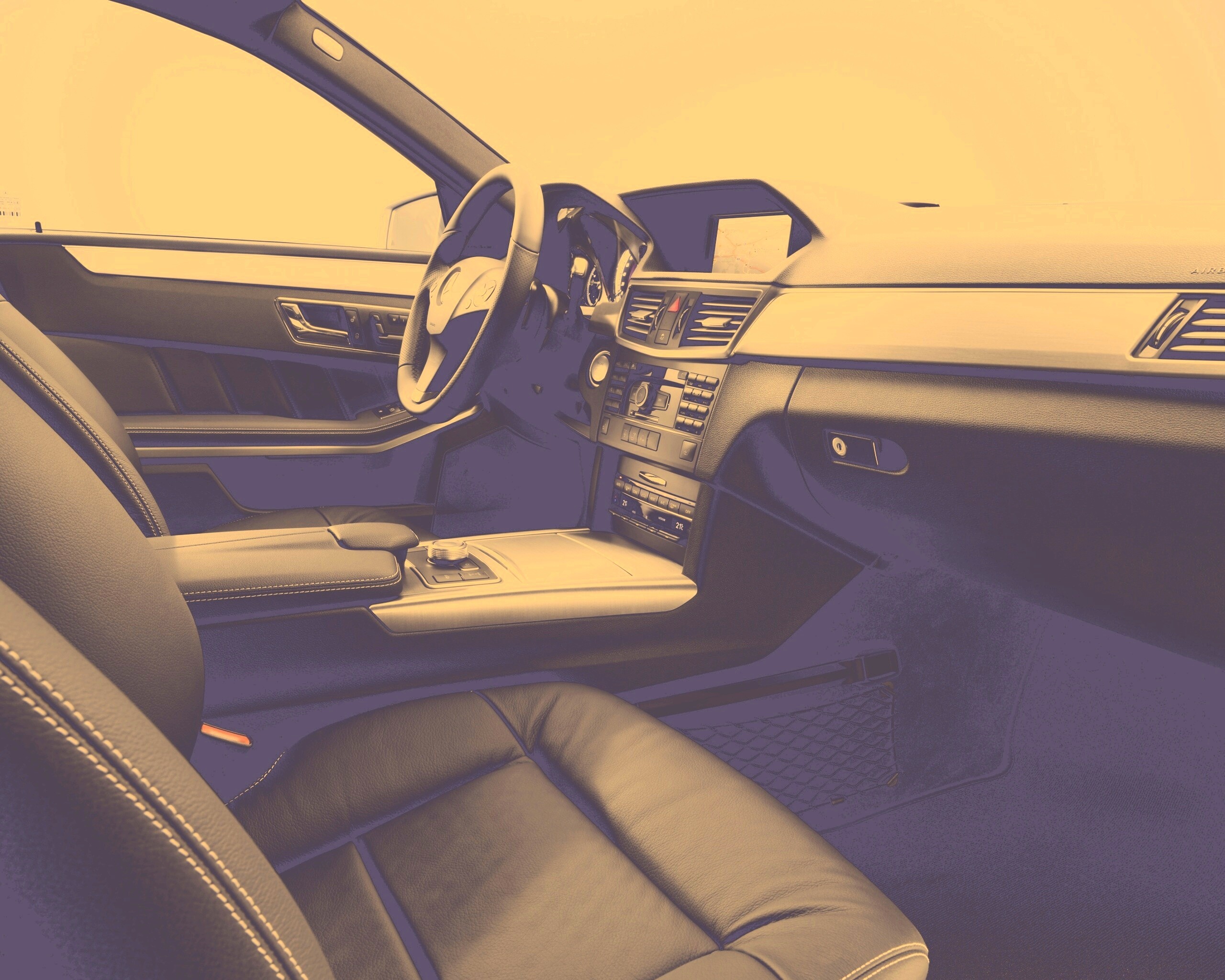 Салон мерседеса обои