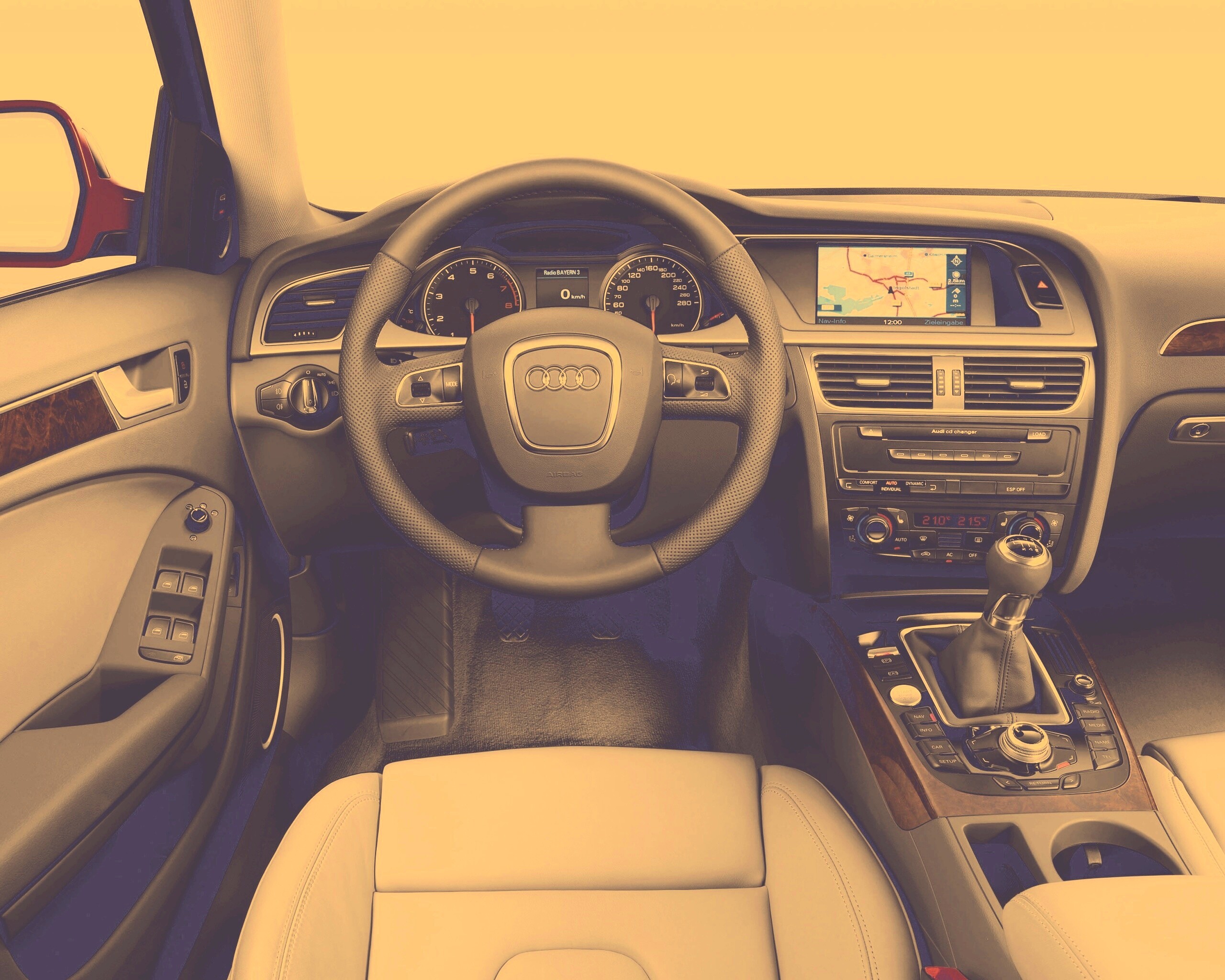 Салон ауди обои