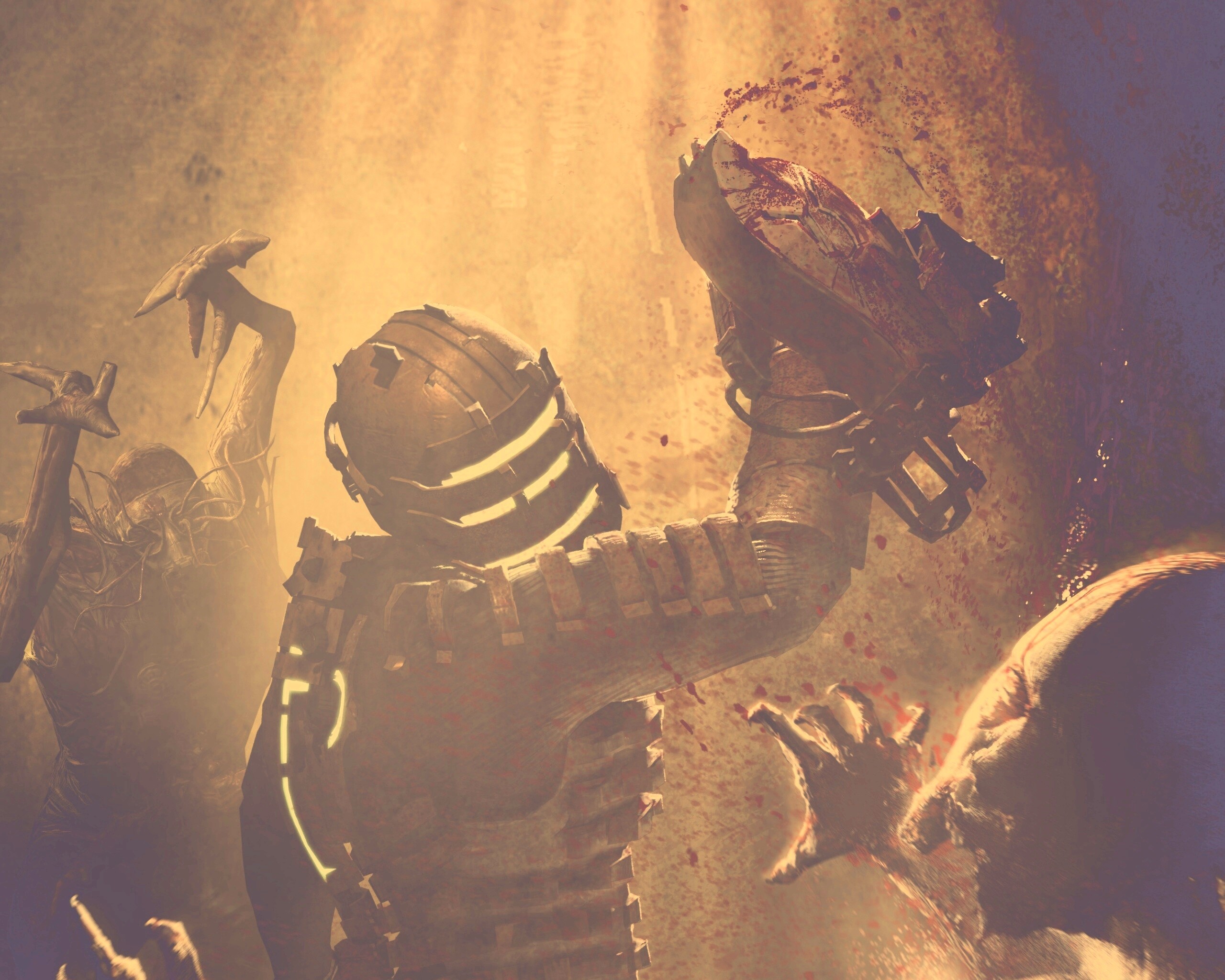 Айзек Кларк выпилил монстра обои