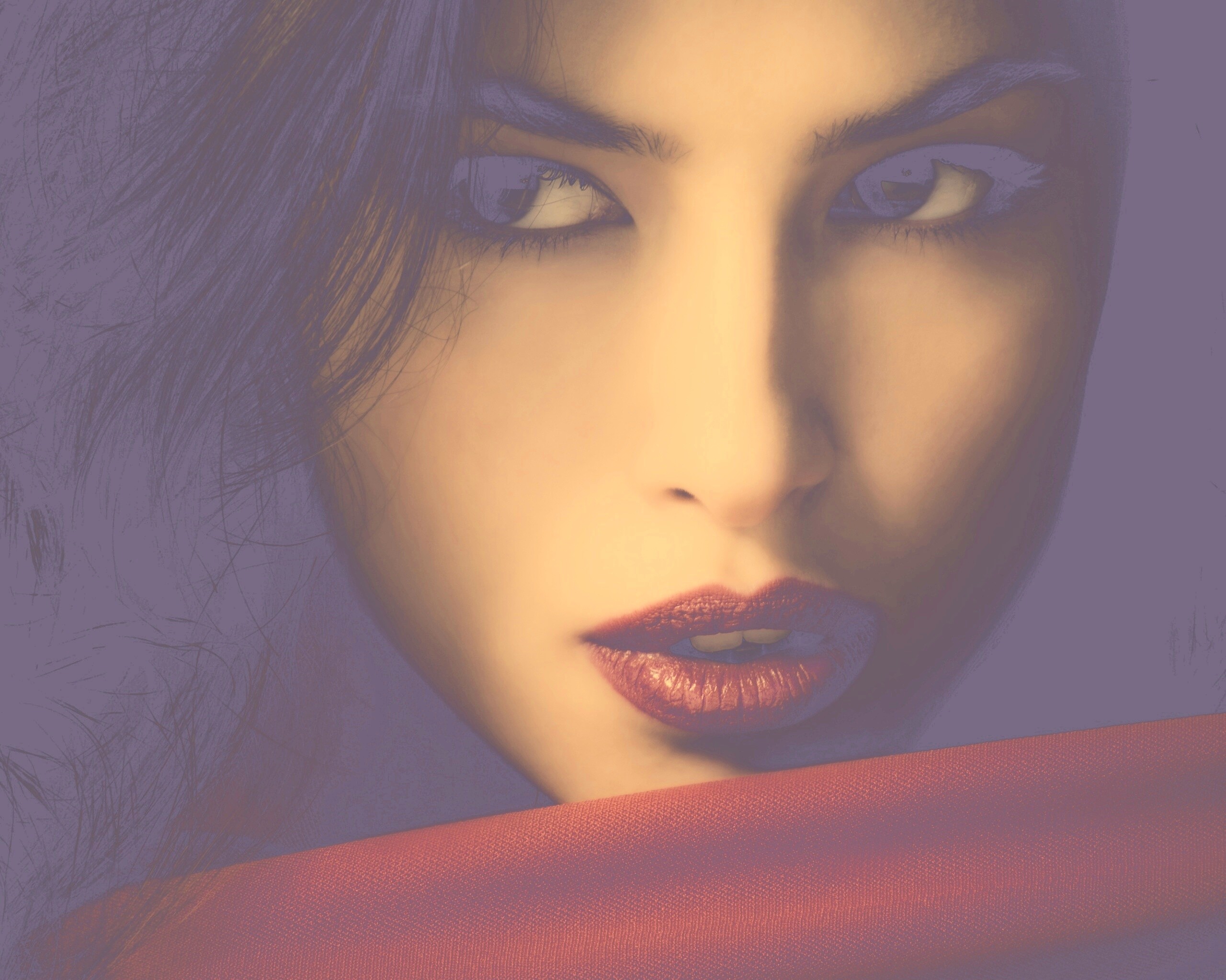 Женский взгляд обои