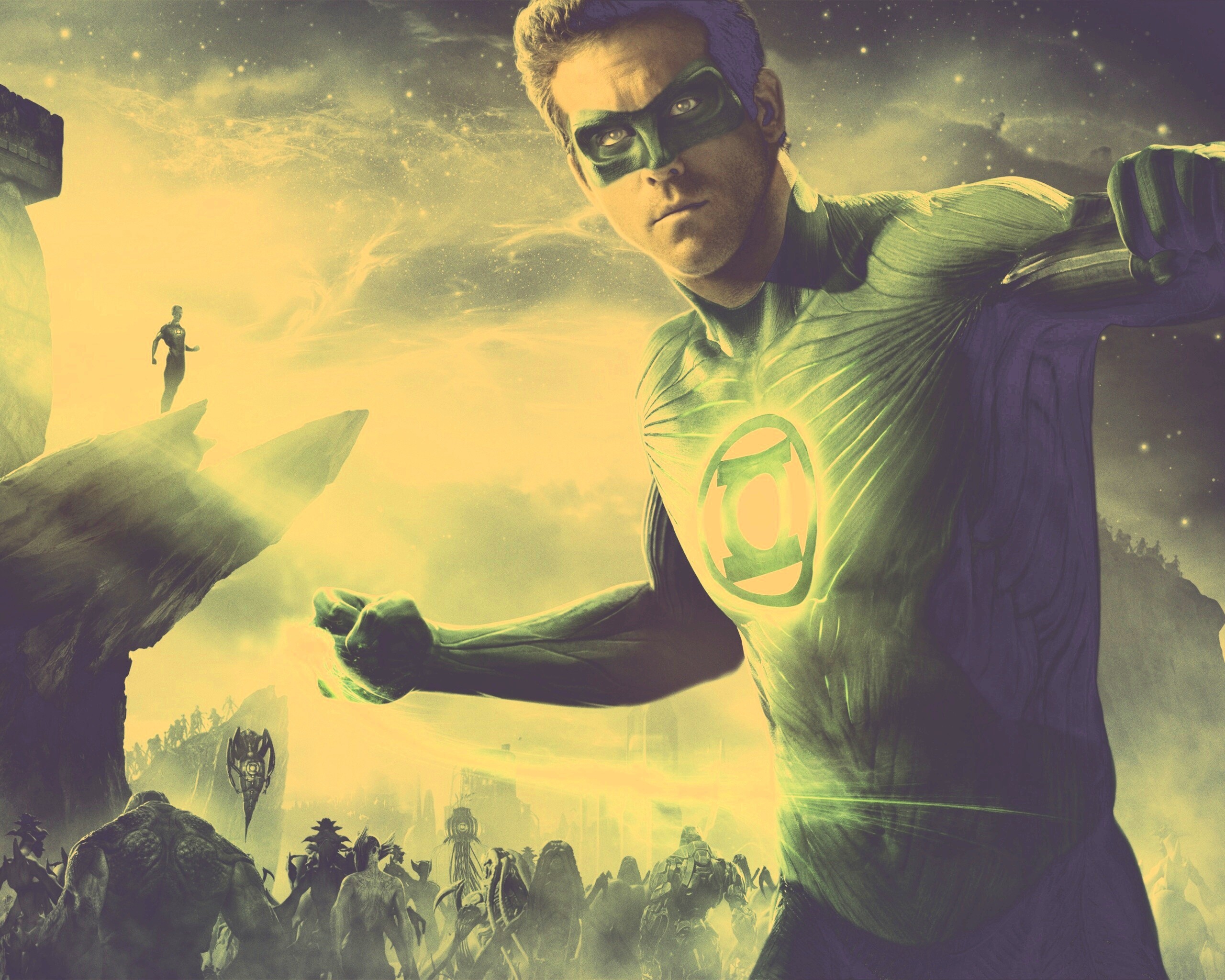 Зелёный фонарь обои