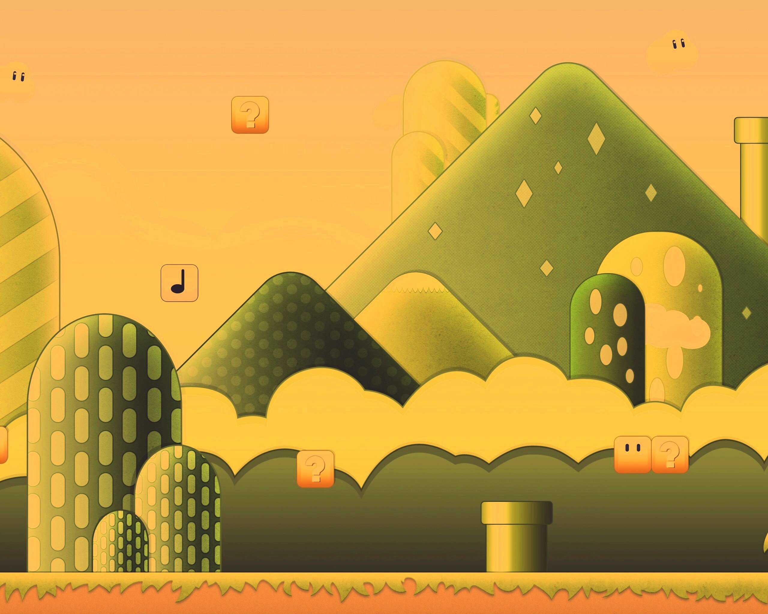 Мир Супермарио обои