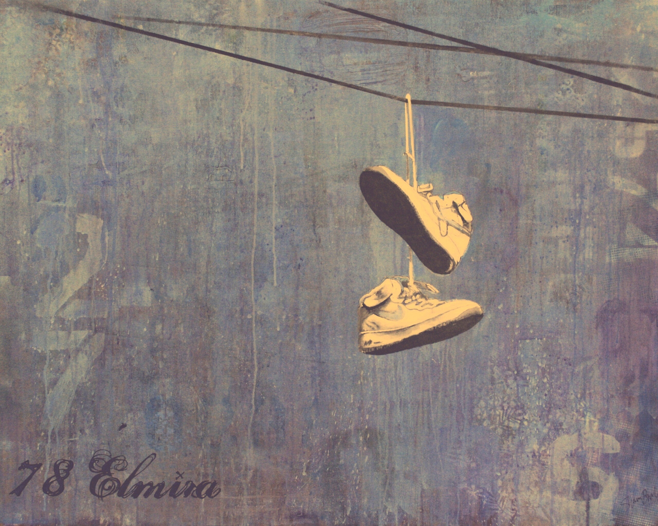 Кросовки на проводе обои