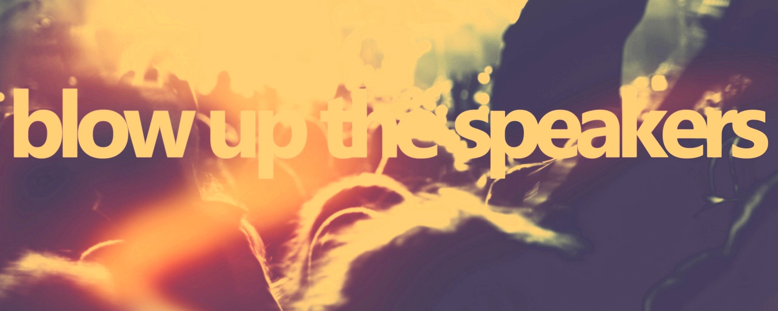 Blow up the speakers обои