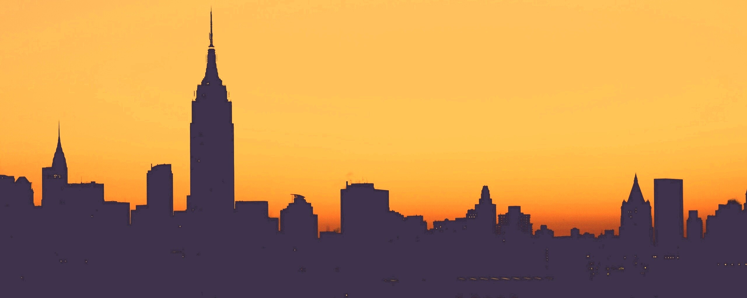 Утренний город обои