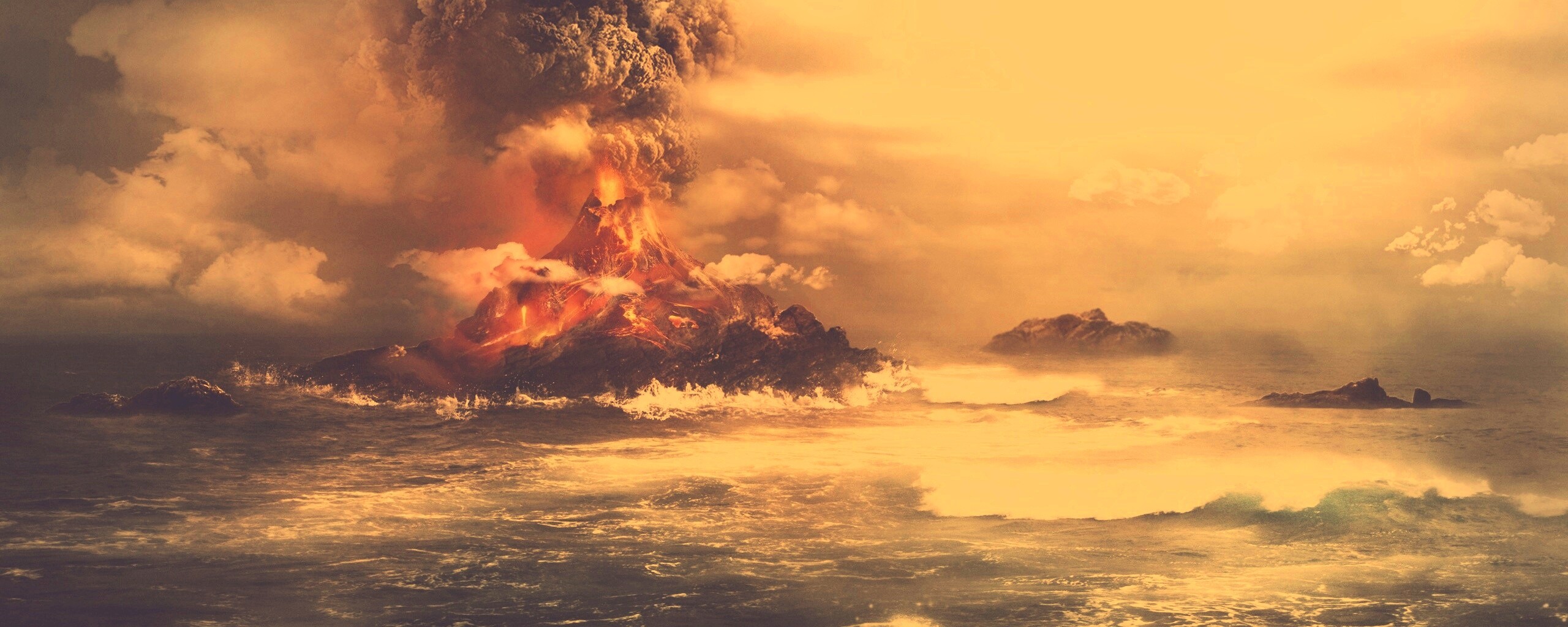 Вулкан обои