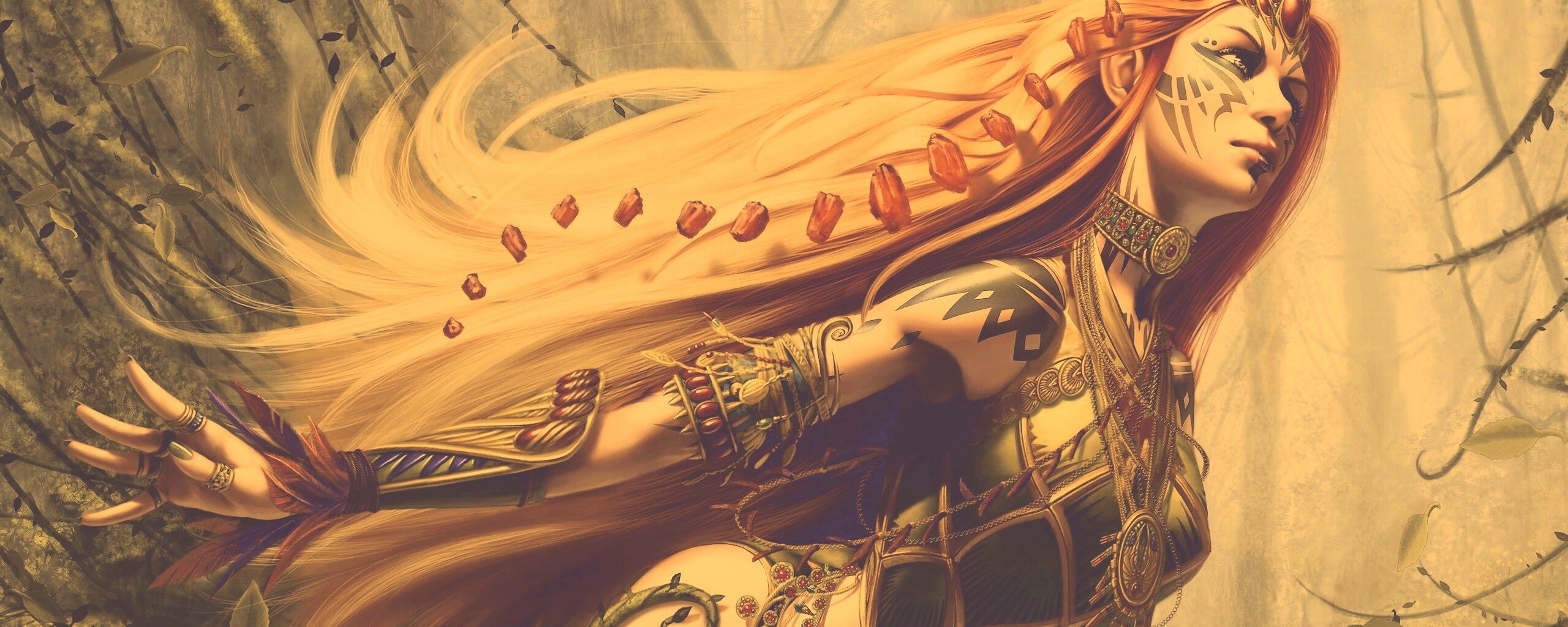 Лесная богиня обои