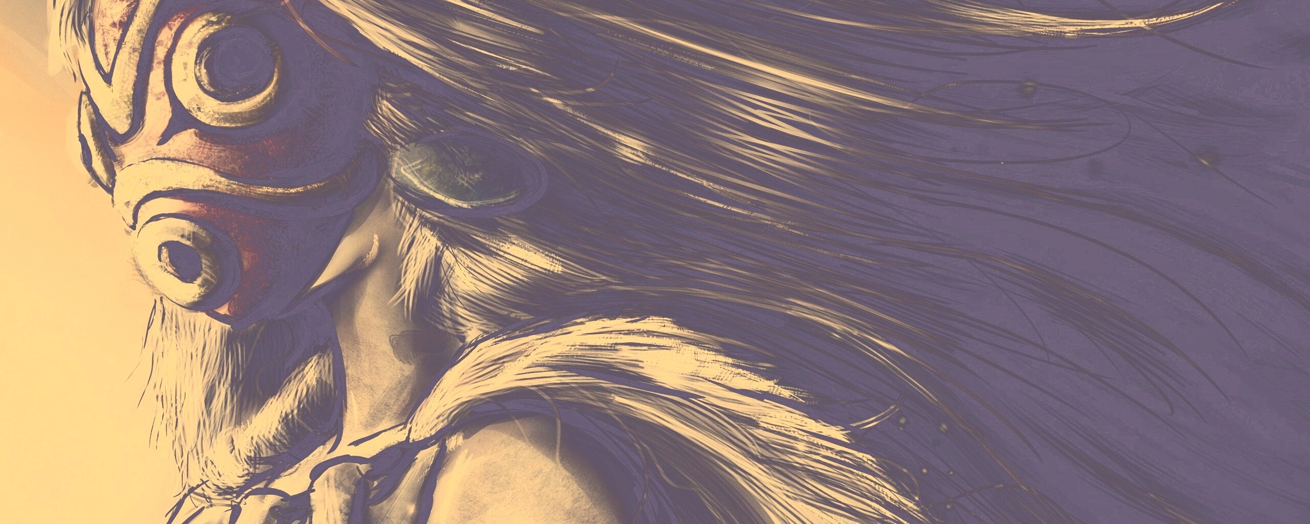 Страшная маска обои