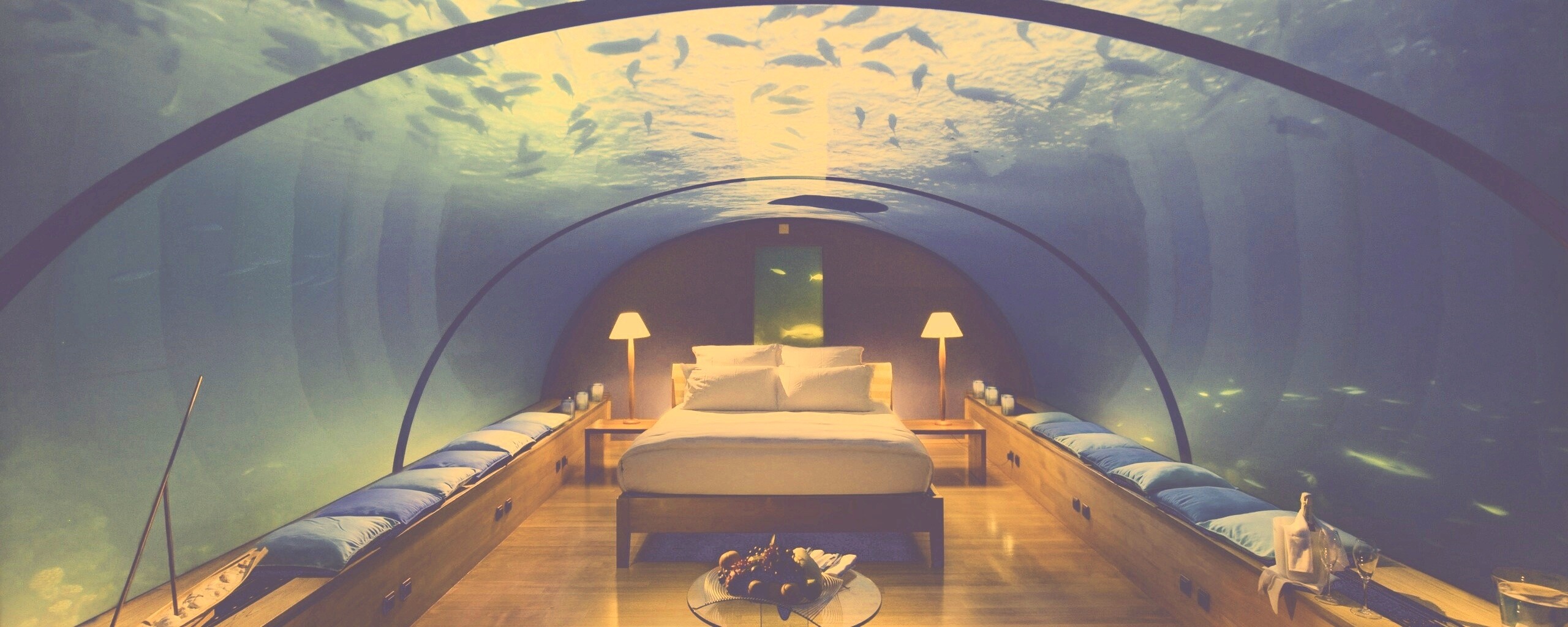 Подводные аппартаменты обои