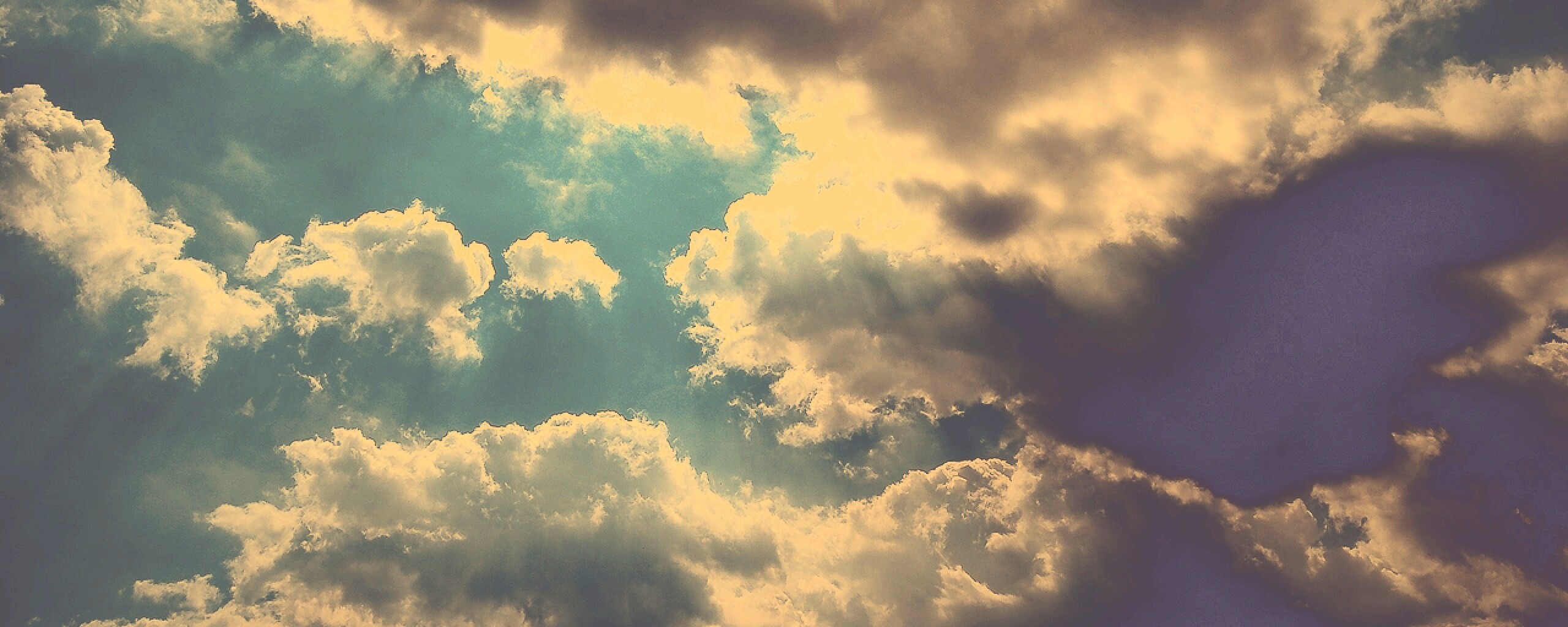 Тенистые облака обои