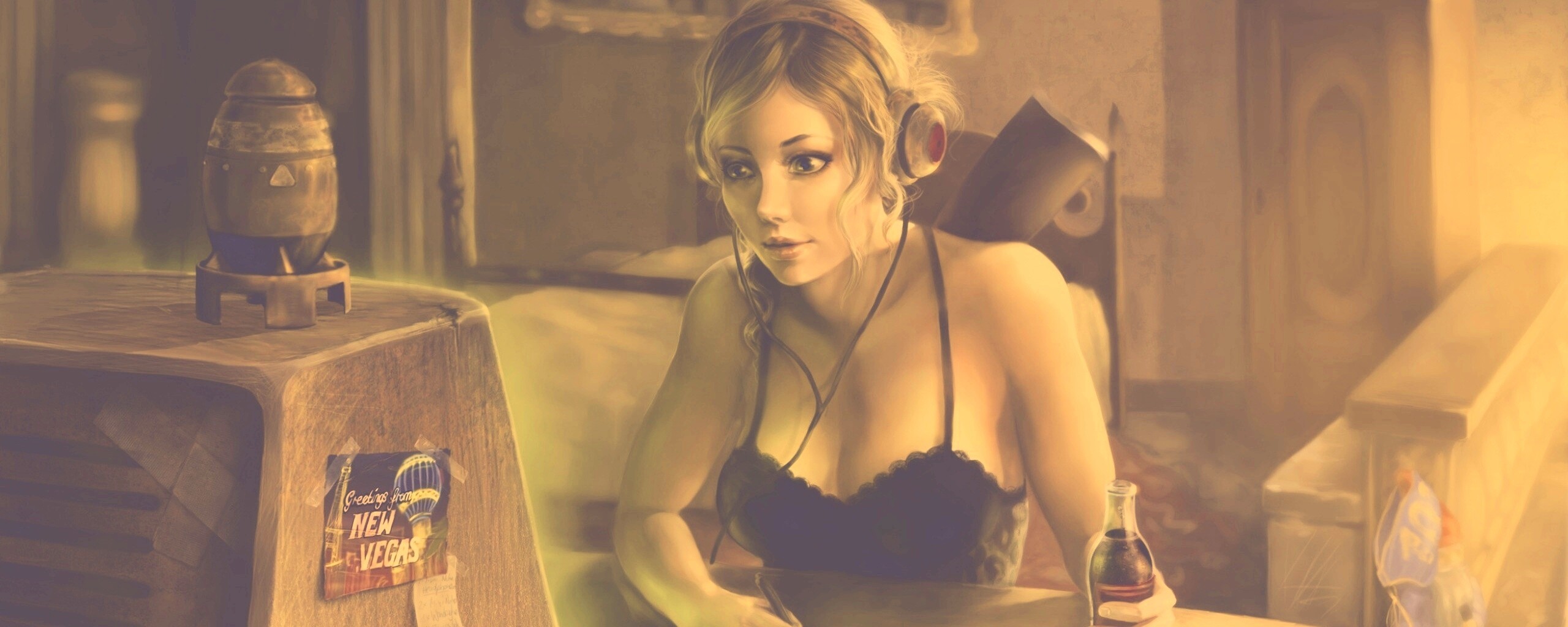 Девушка Одинокий странник обои