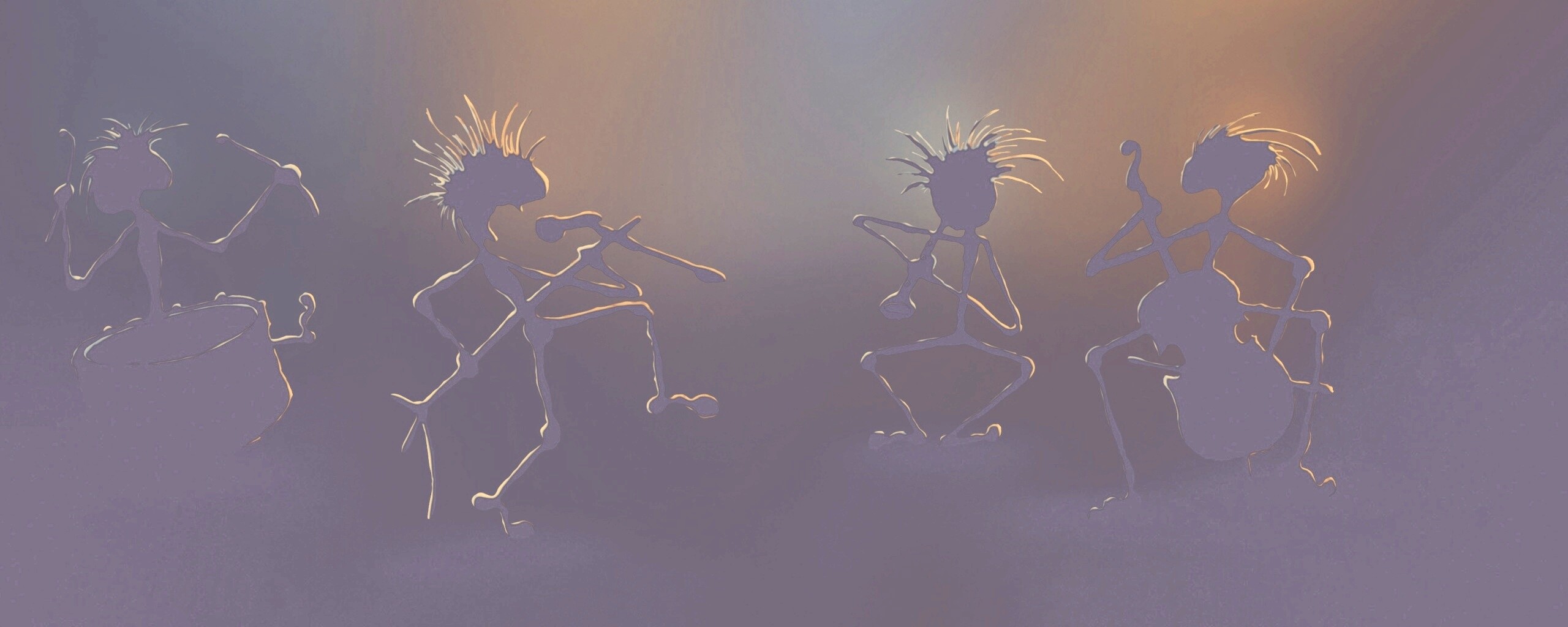 Фигурки музыкантов обои