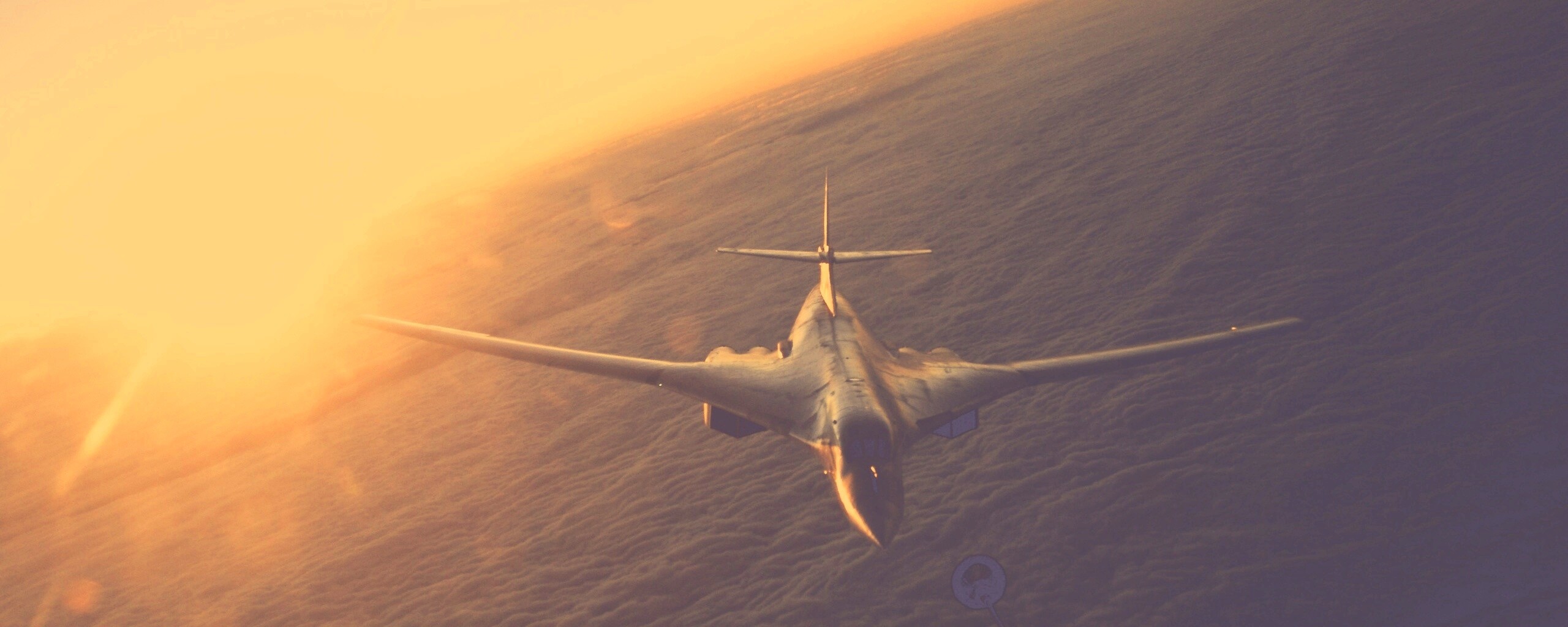 Ту 160 над облаками обои