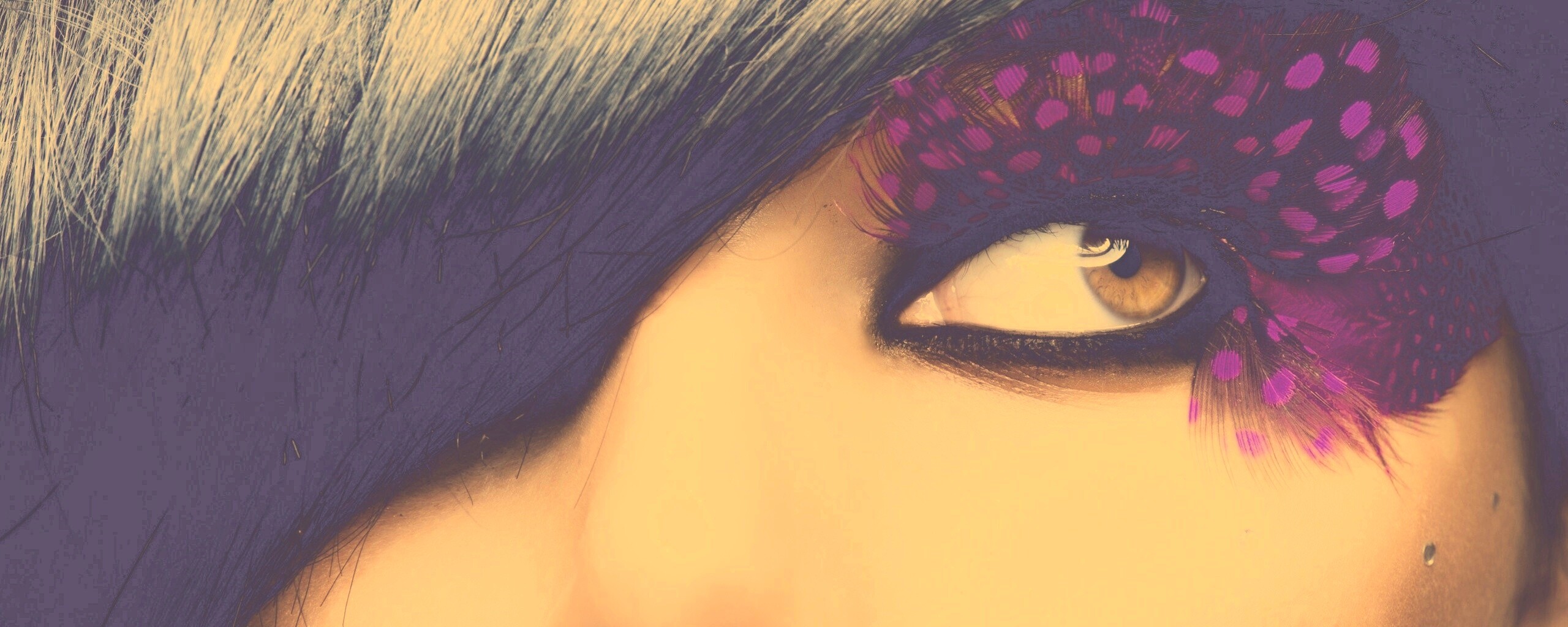 Макияж крупным планом обои