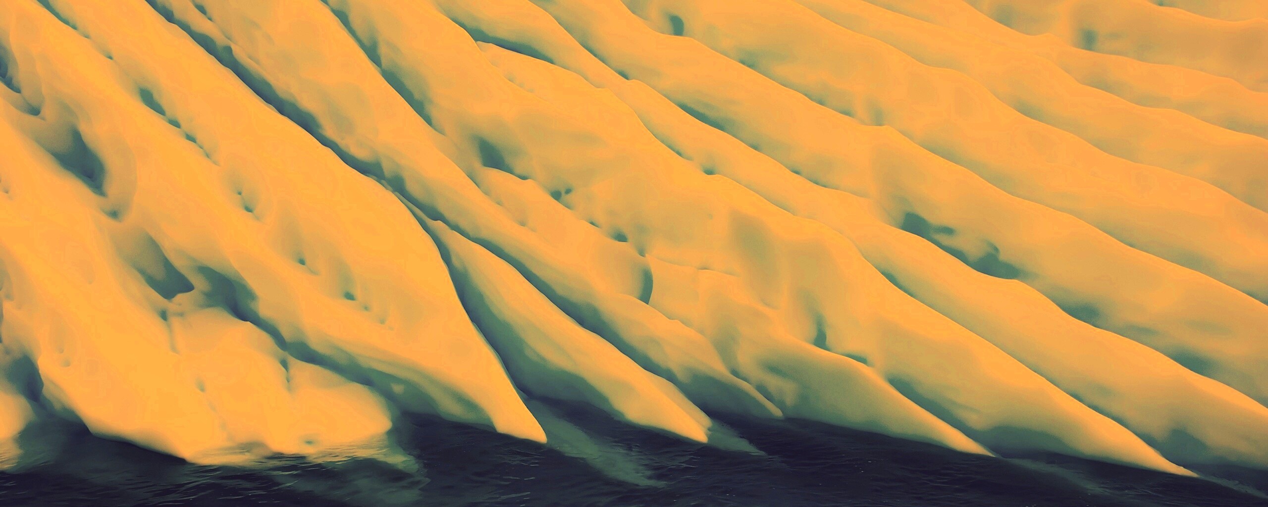 Борозды во льду обои