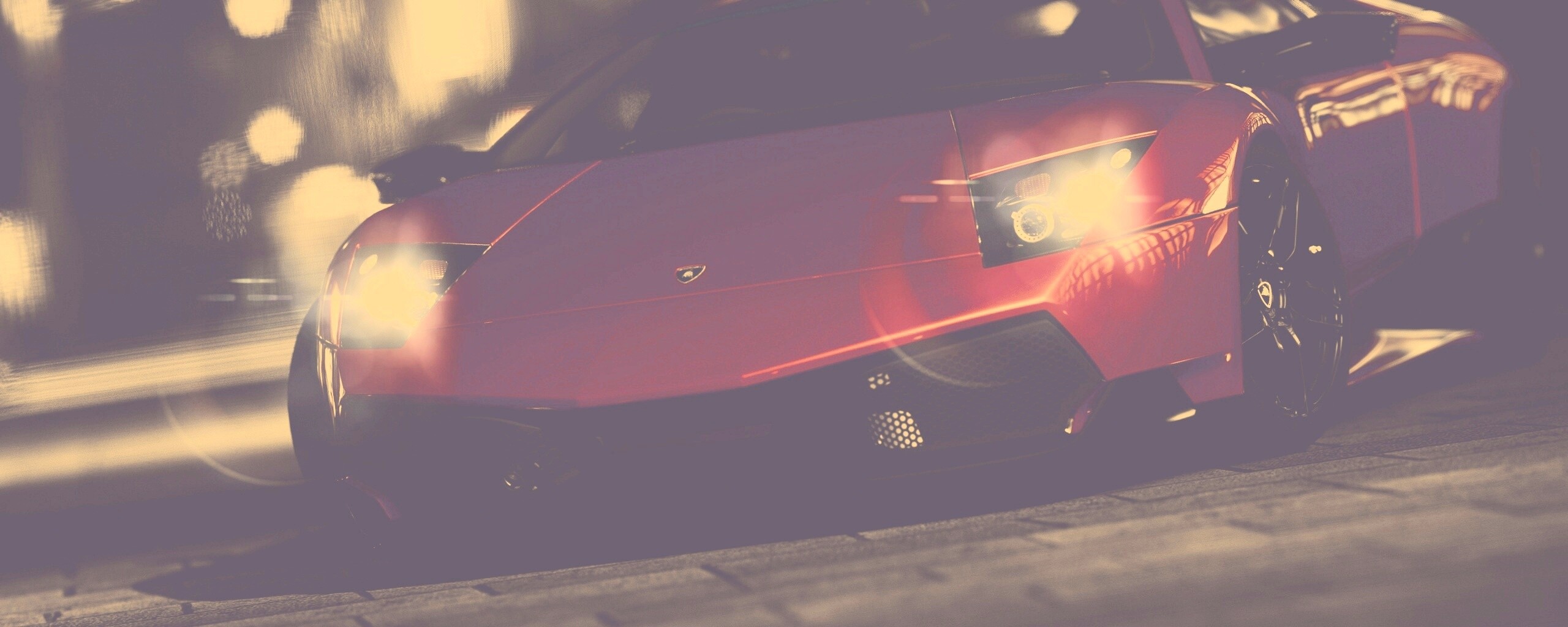 Красная ламборджини мурселаго обои