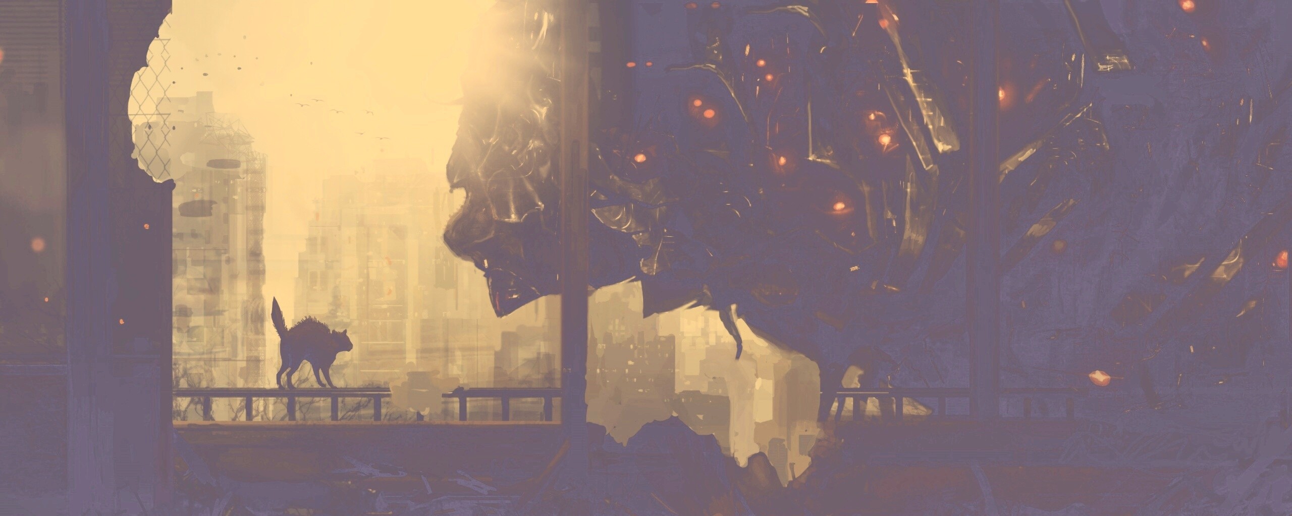 Кошкино удивление обои