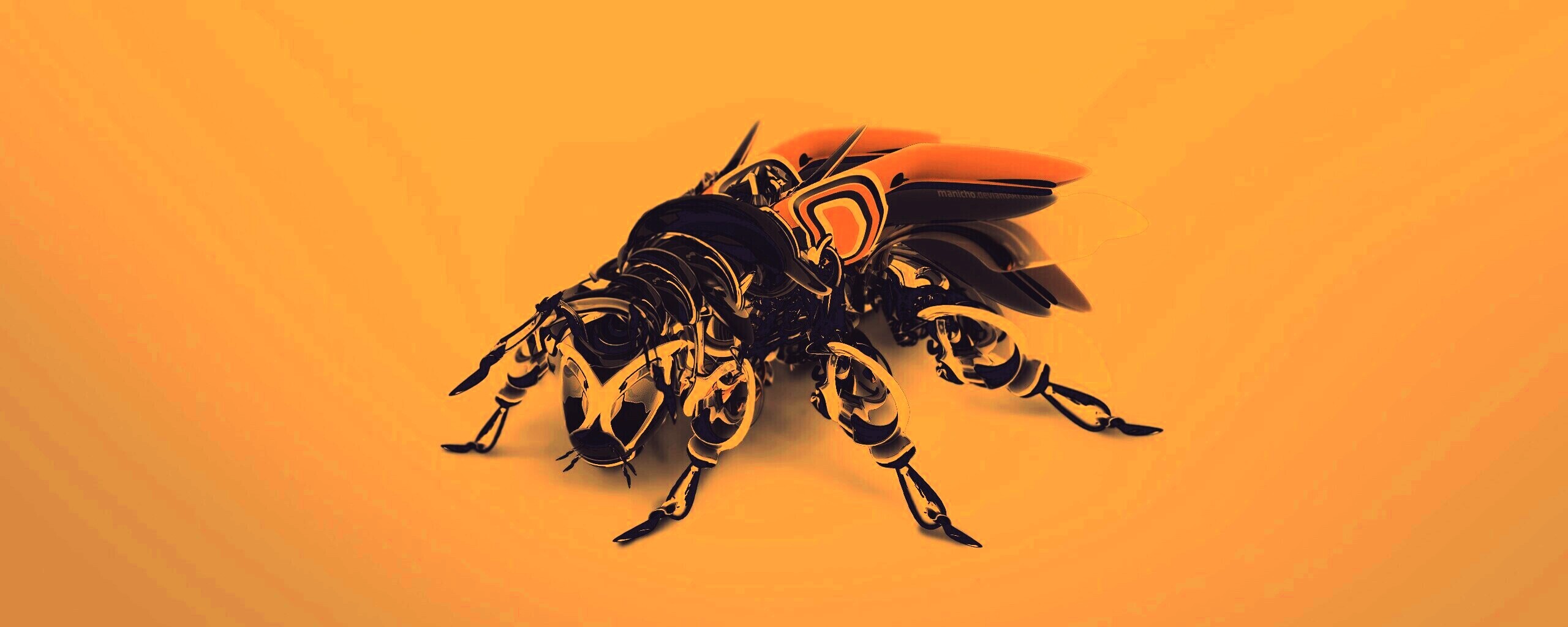 Кибер муха обои