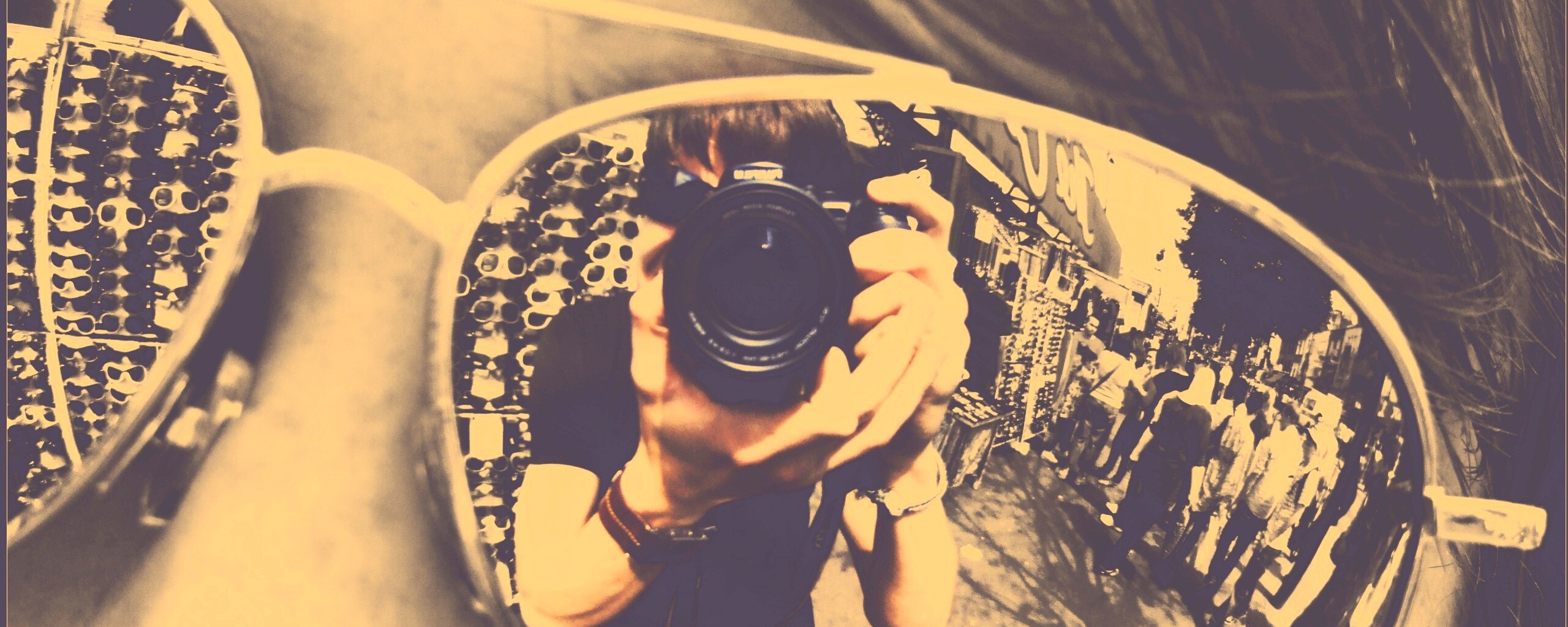 В очках обои