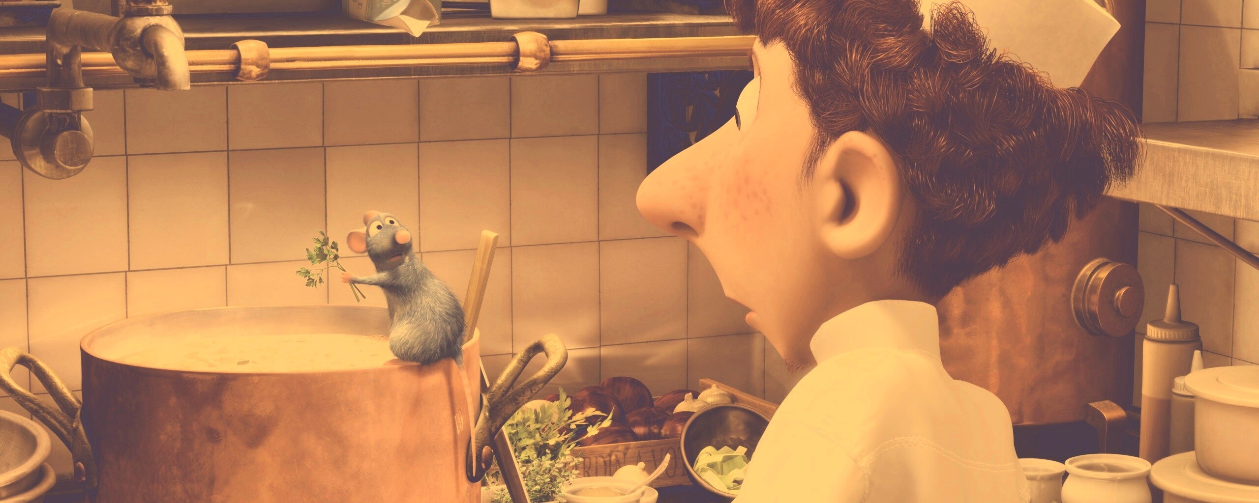 Рататуй варит суп обои