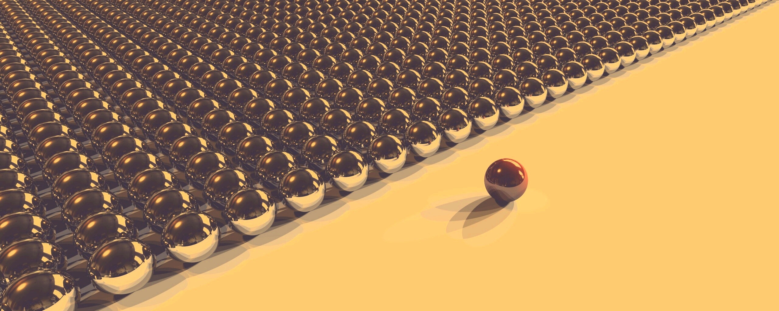 Металлические шарики обои