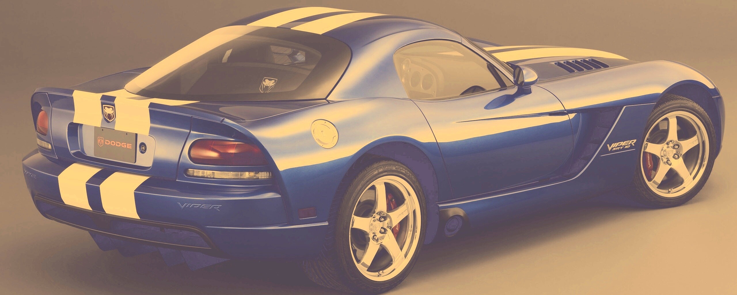 Синий Dodge Viper обои