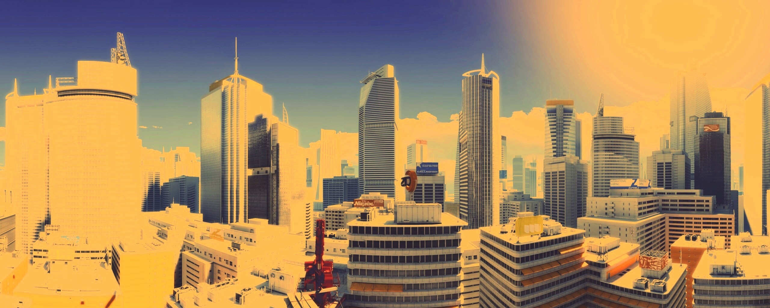 Город Mirrors Edge обои