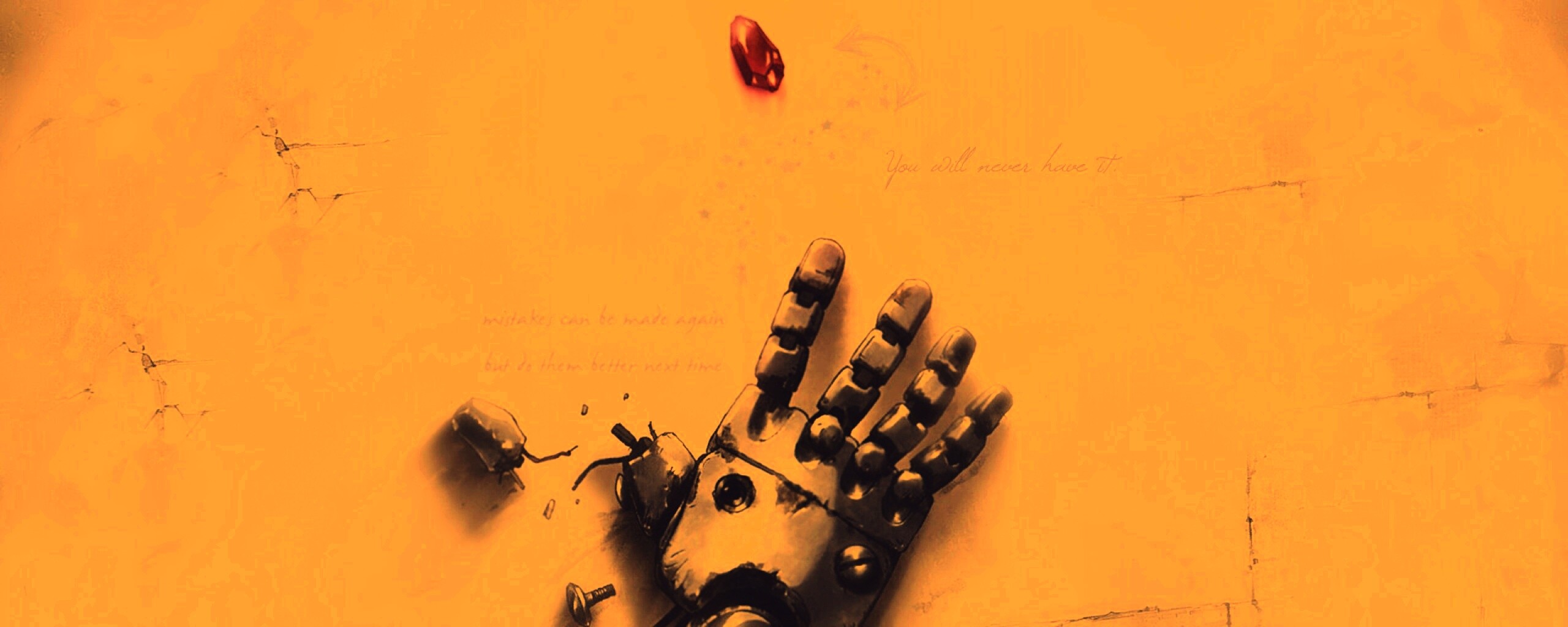 Автопротез из анимэ Стальной Алхимик обои