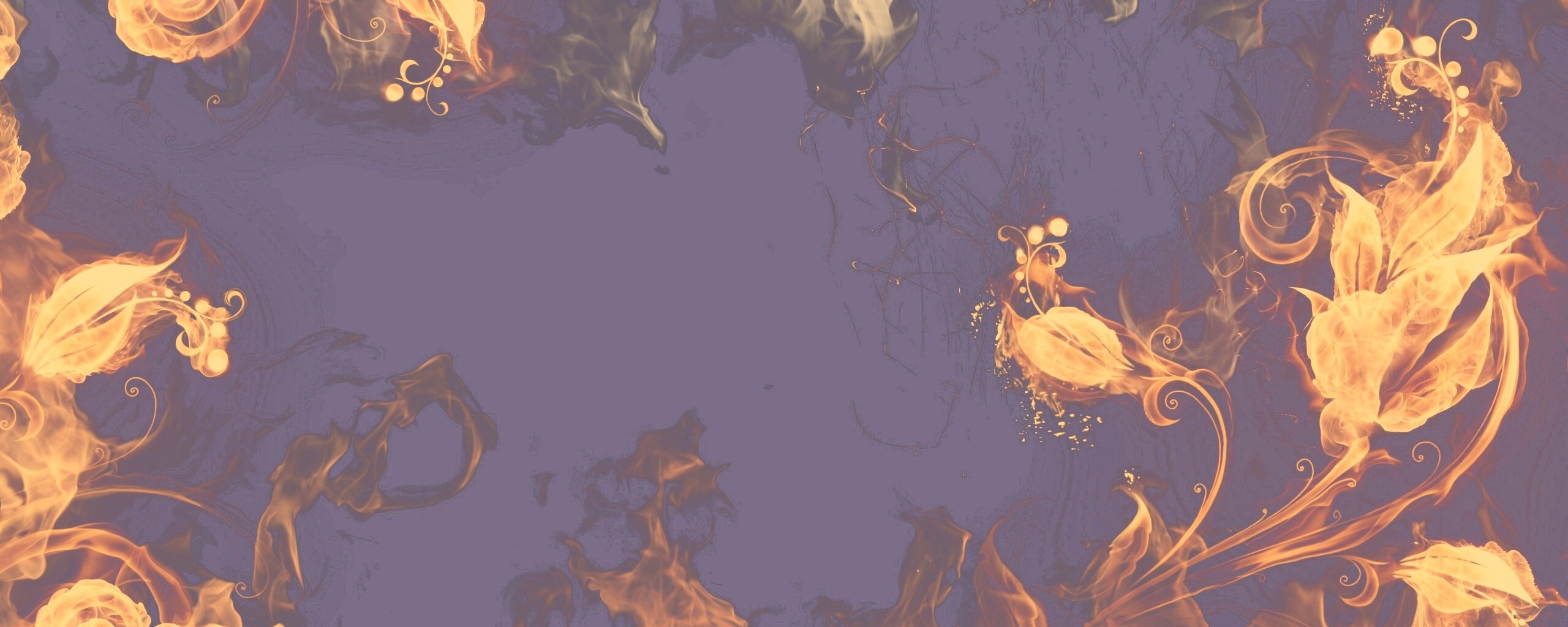 Огненные цветы обои