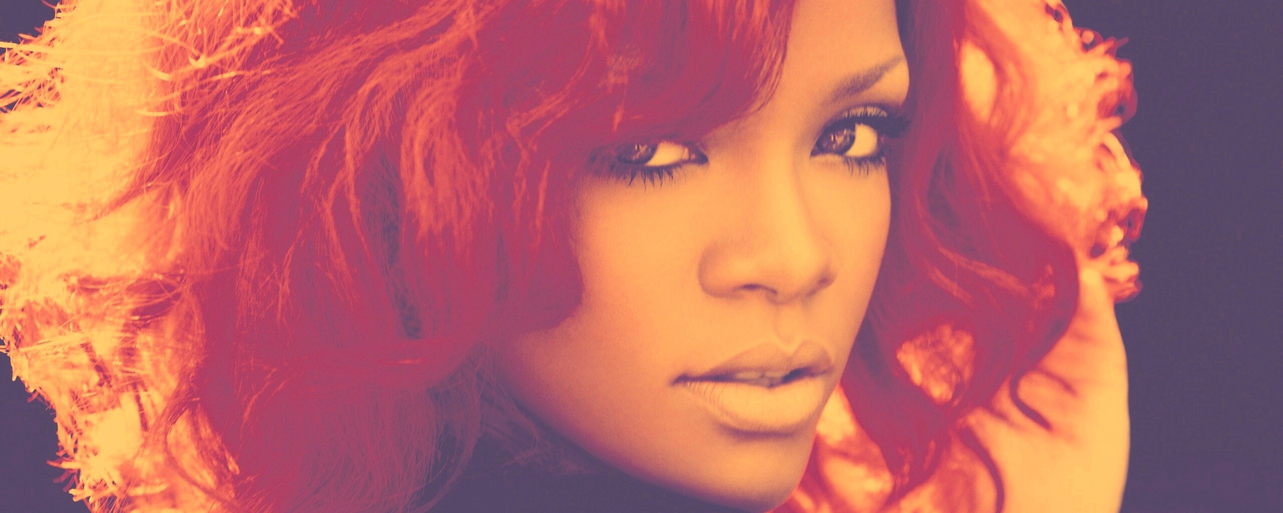 Огненная Рианна обои