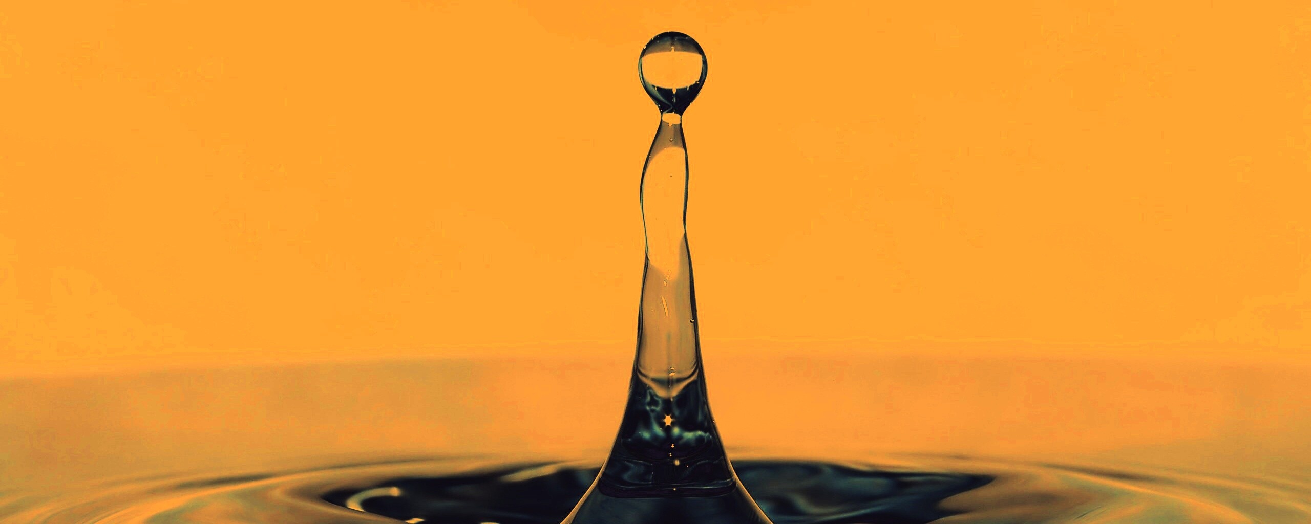 Падение капли обои