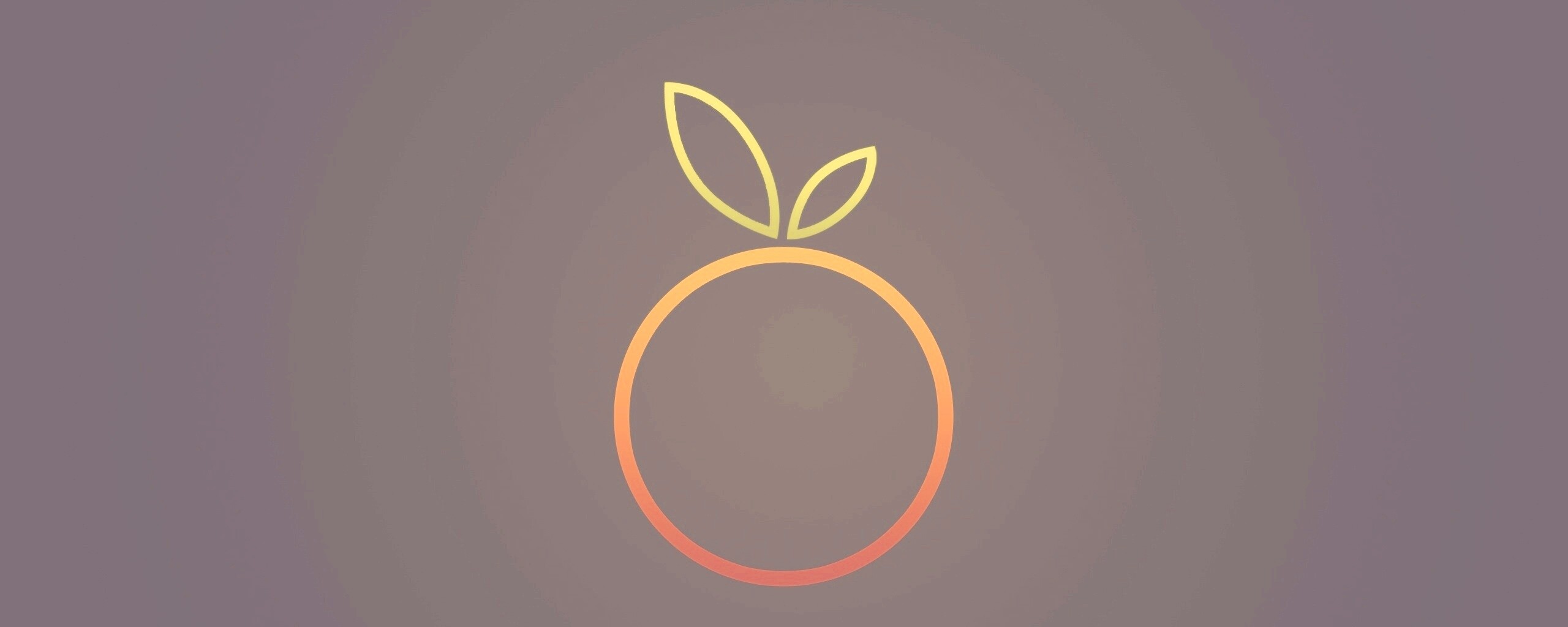 Стилизованная апельсинка обои