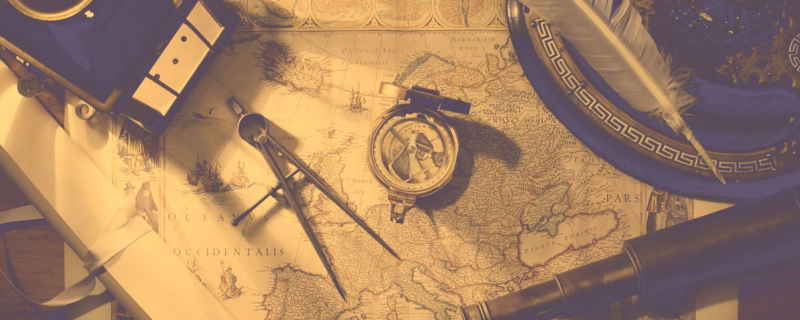 Карта путешественника обои