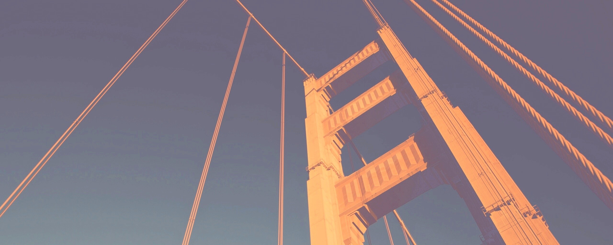 Опора моста Золотые Ворота обои