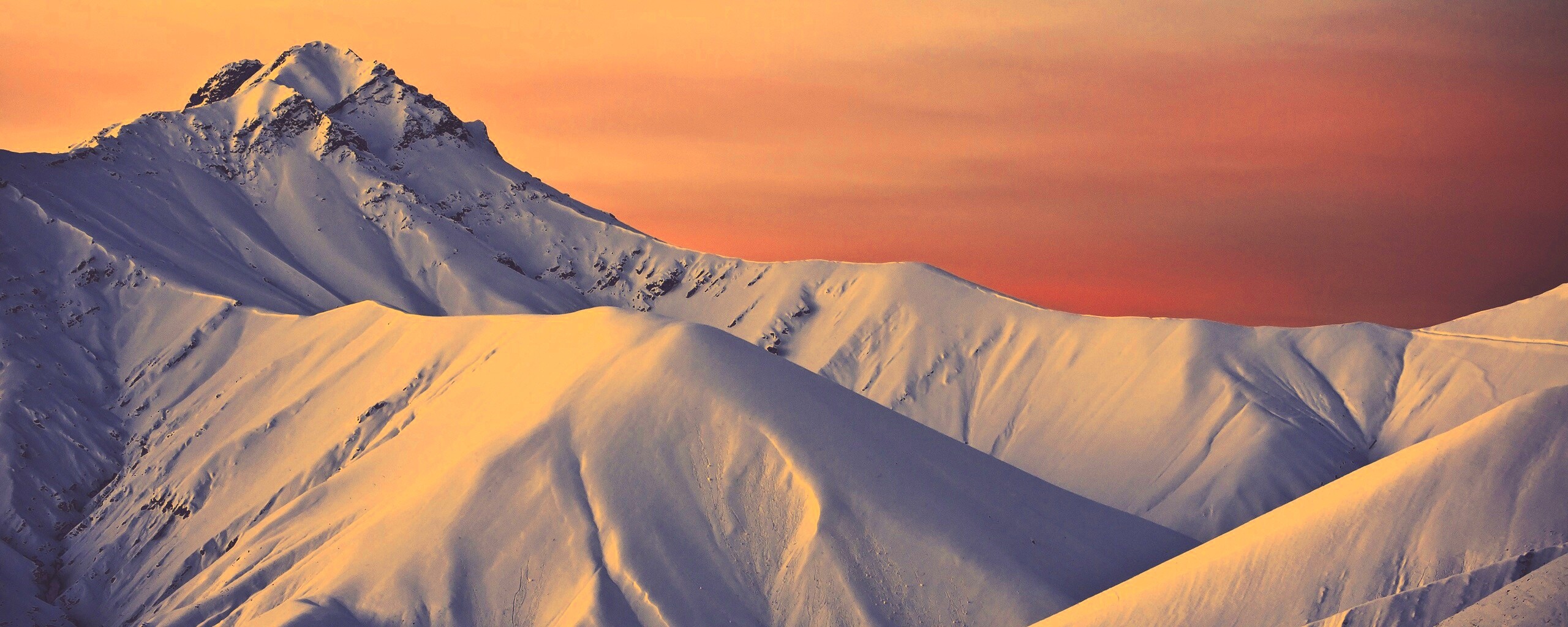 Снежные вершины обои