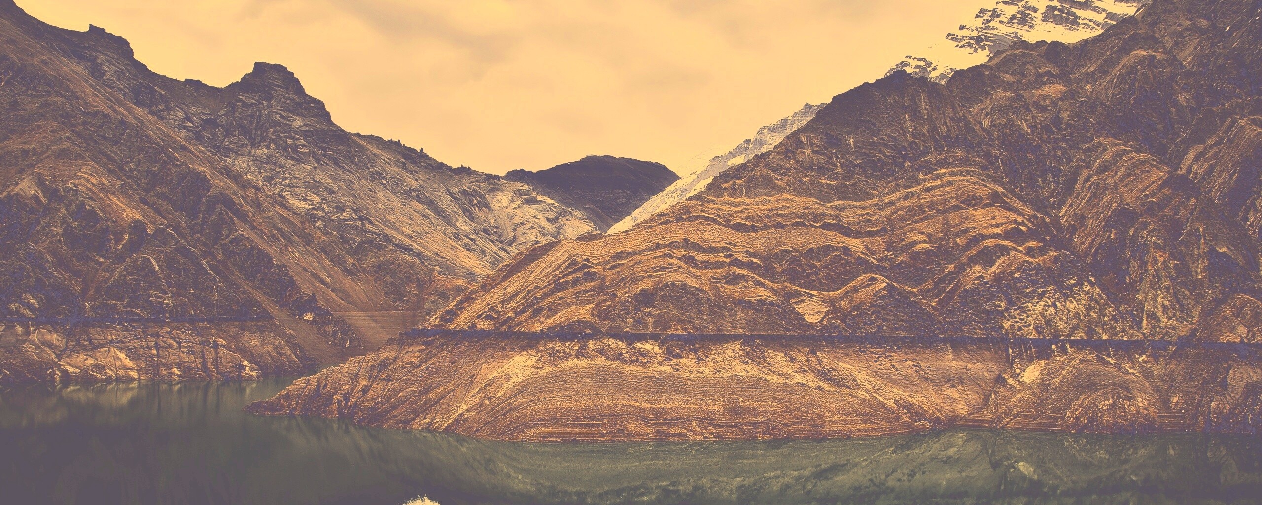 Горное озеро обои