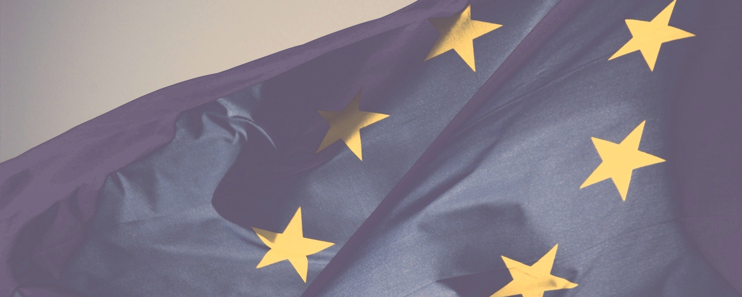 Синий флаг Евросоюза (европейского союза) обои