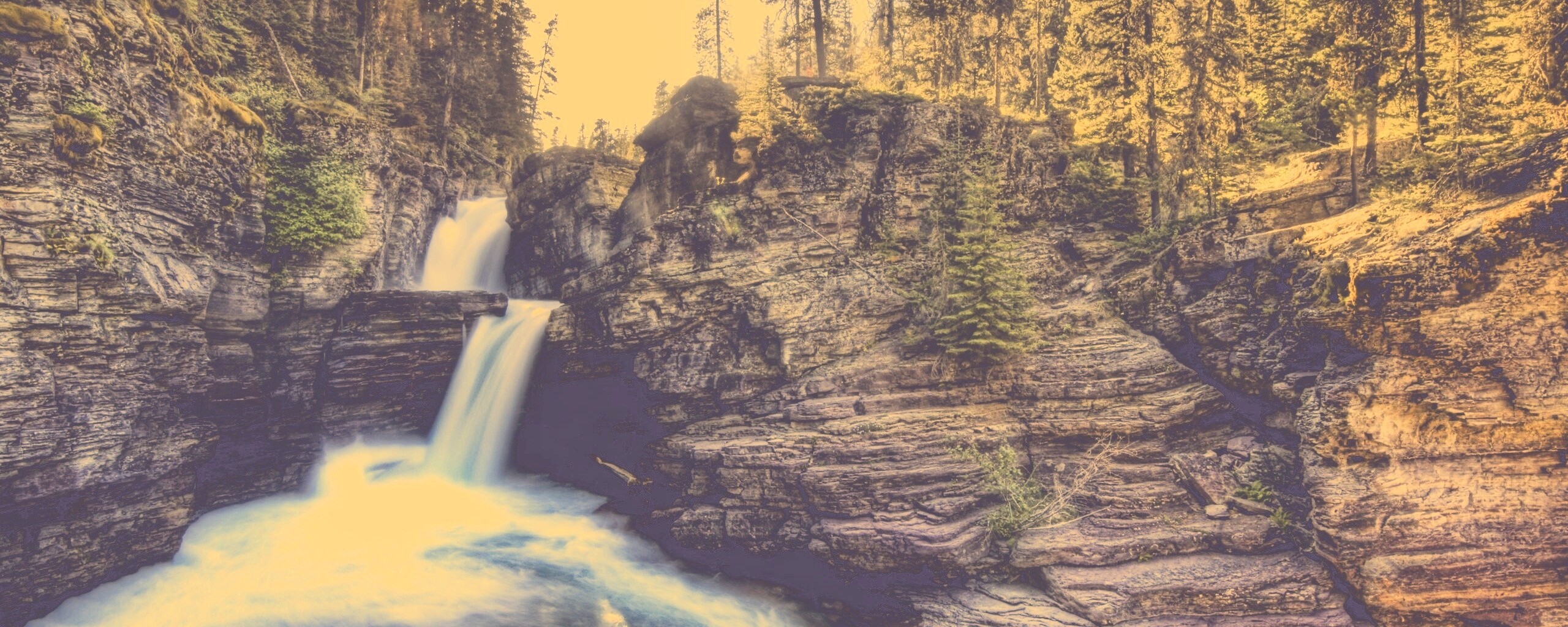 Горные водопады обои