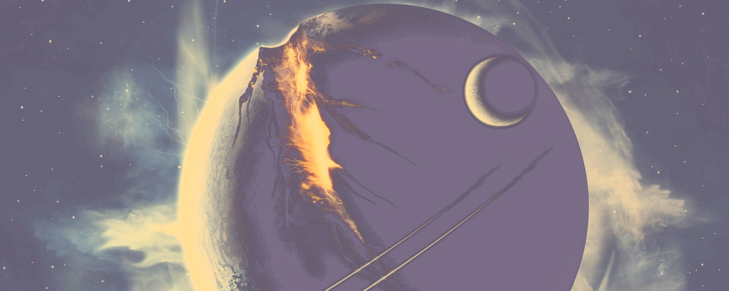 Эвакуация с гибнущей планеты обои